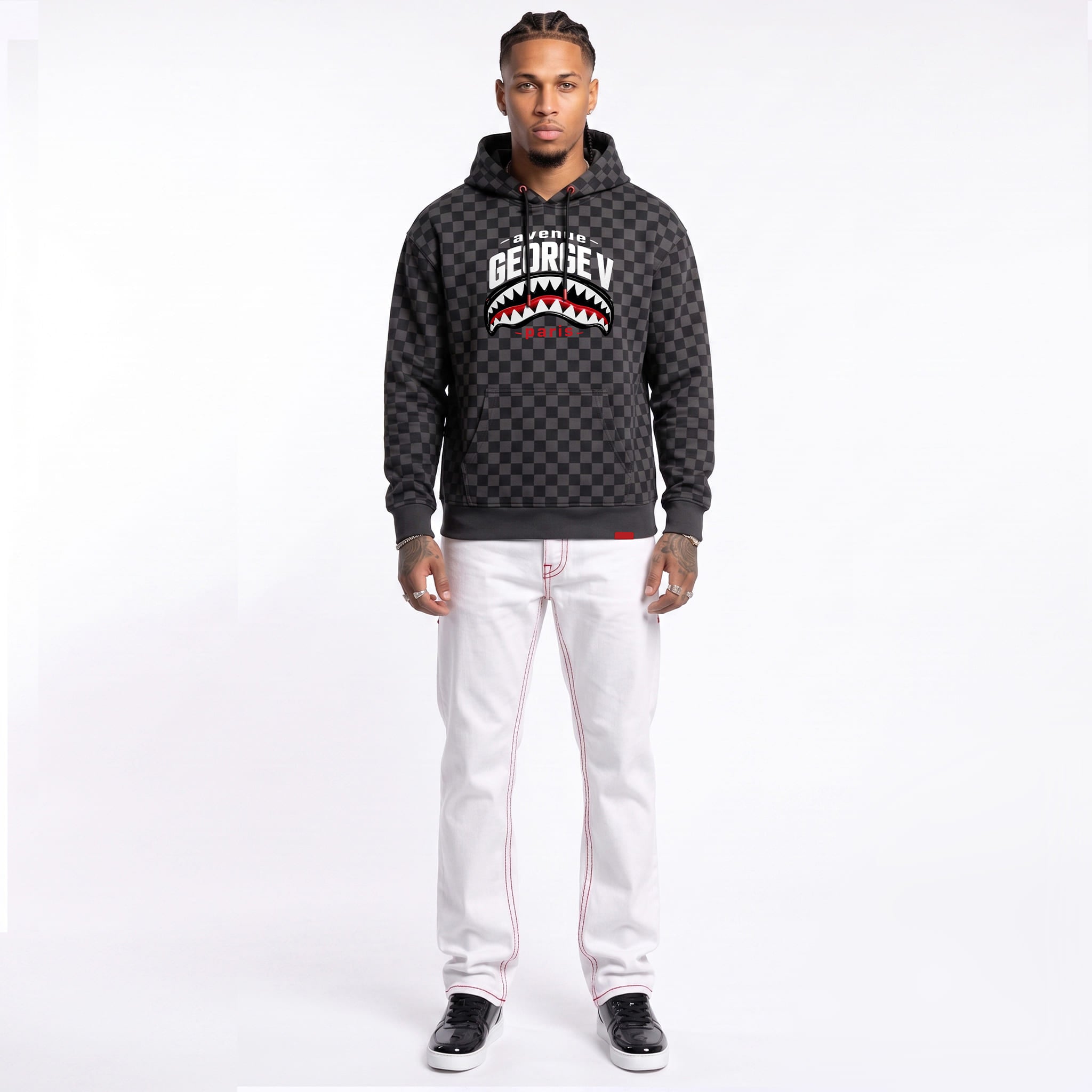 Sudadera George V "Monster Checker"