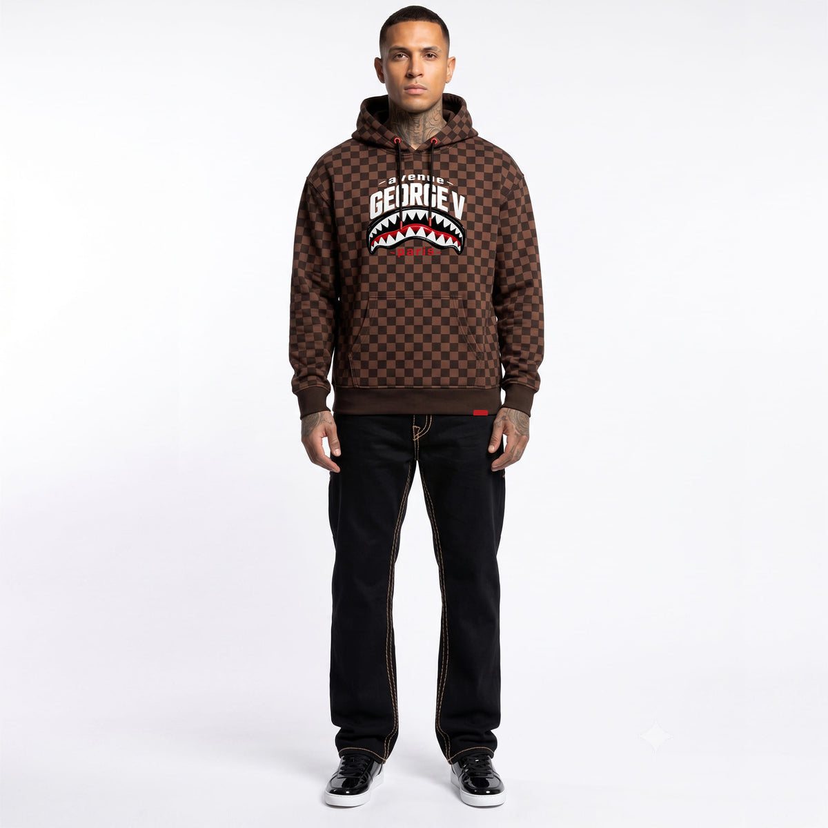 Sudadera George V "Monster Checker"