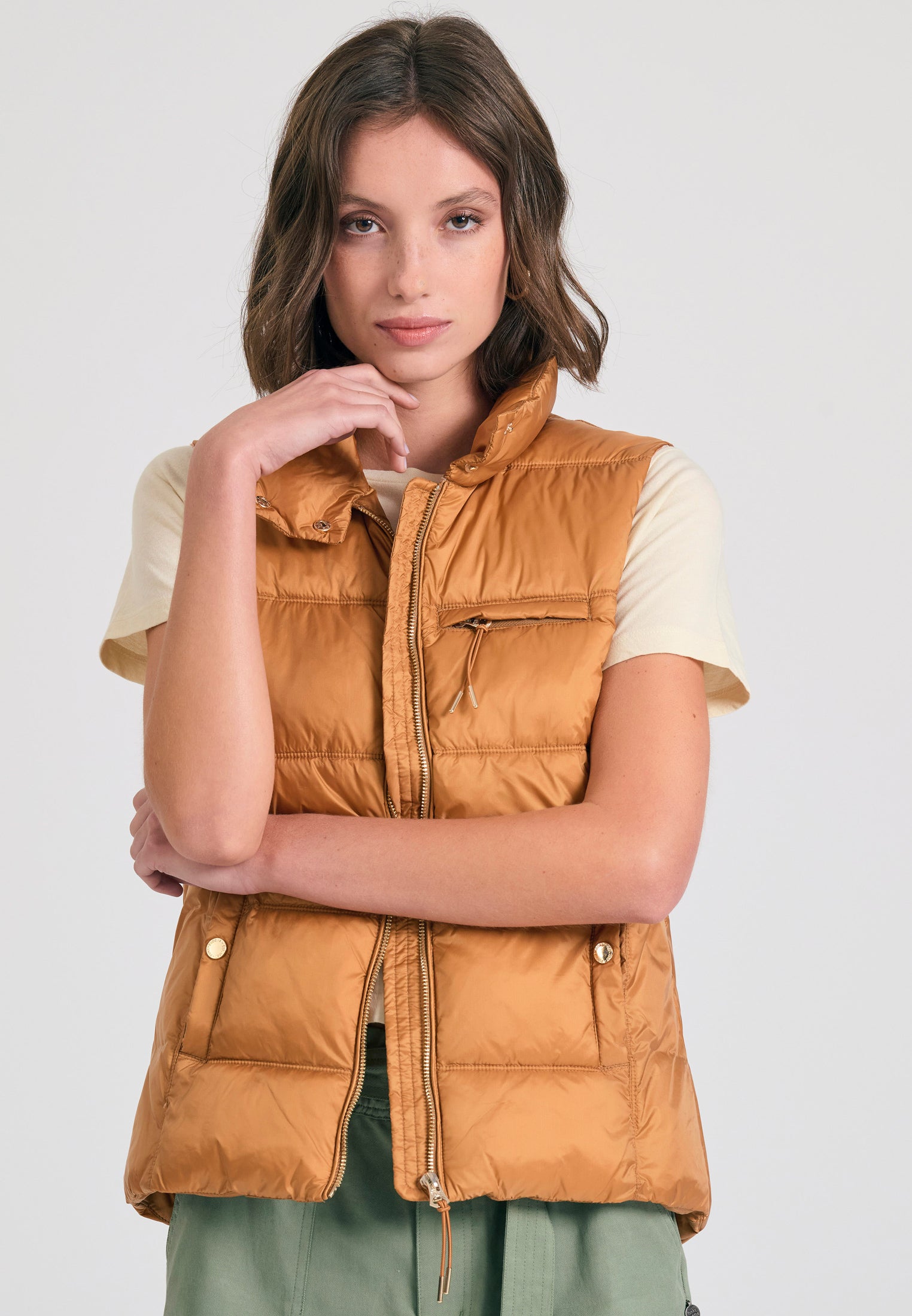 Women's vest quilted jacket