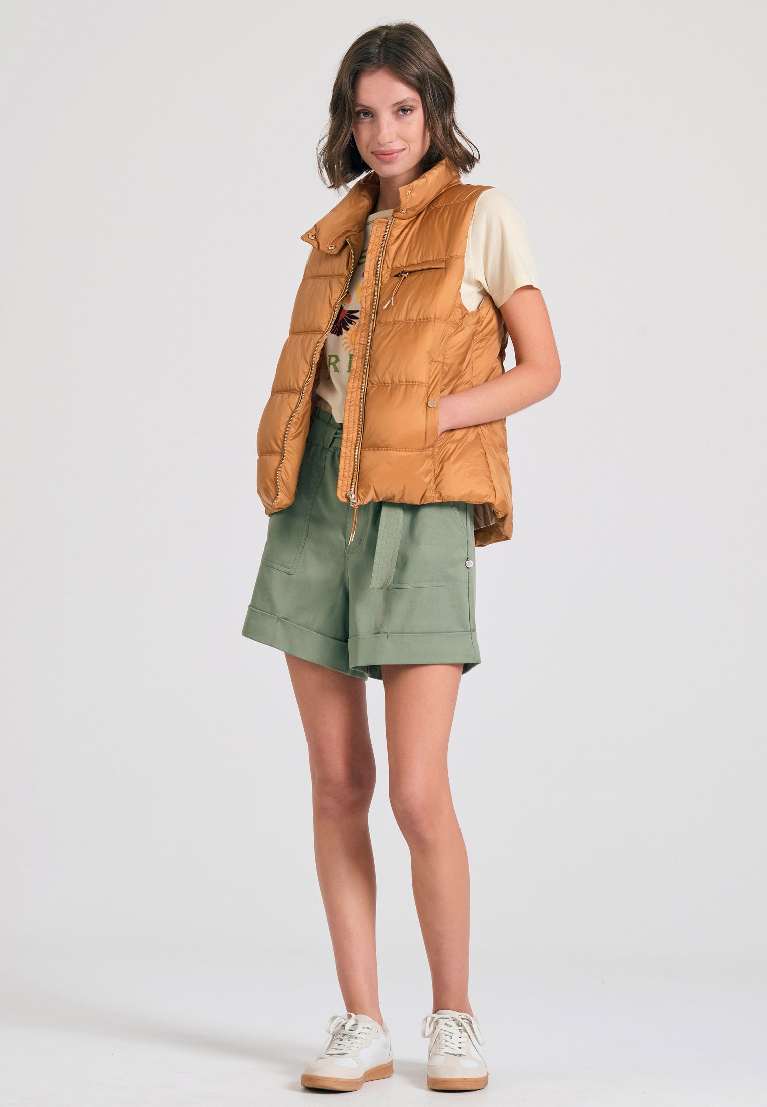 Women's vest quilted jacket
