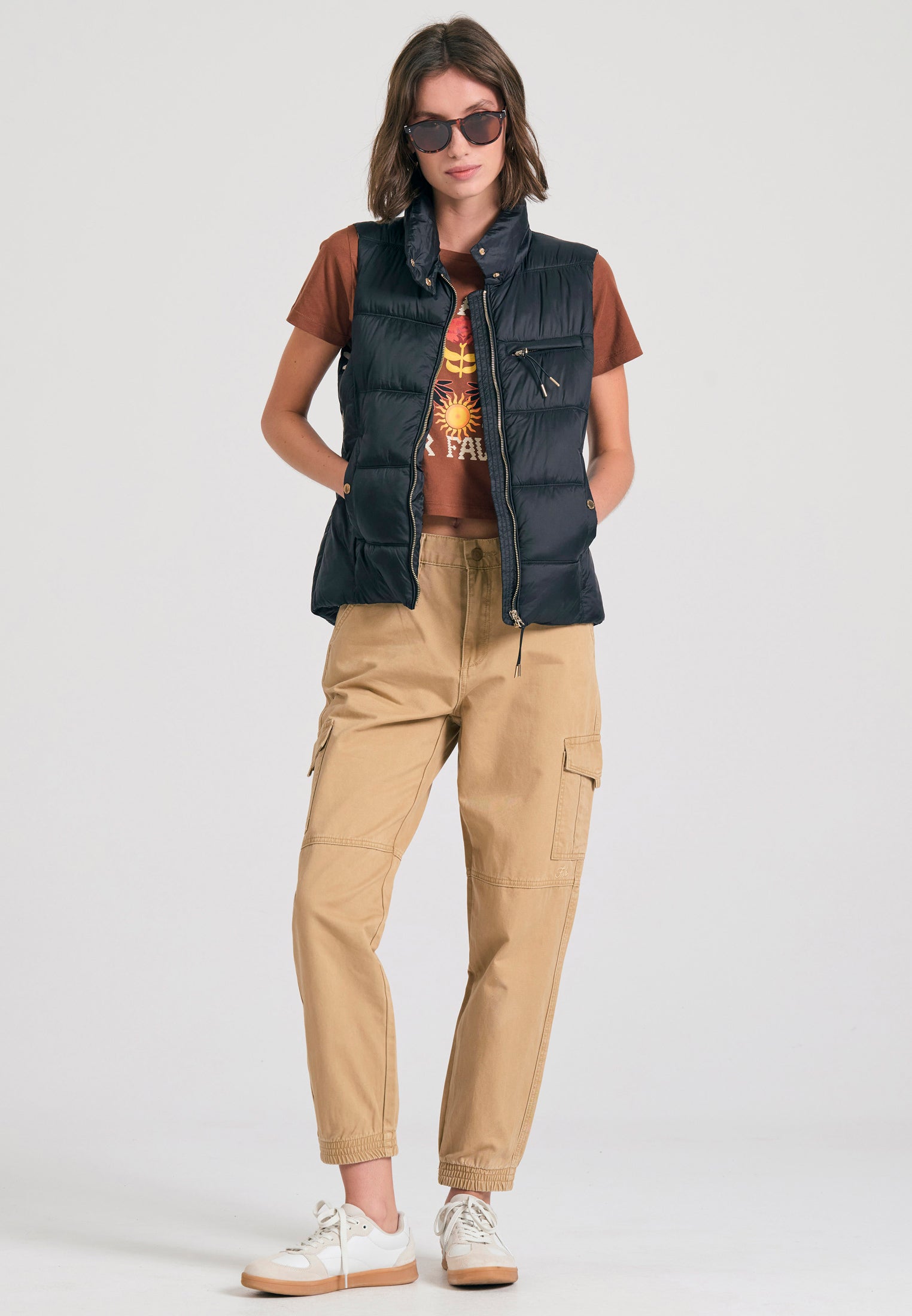 Women's vest quilted jacket