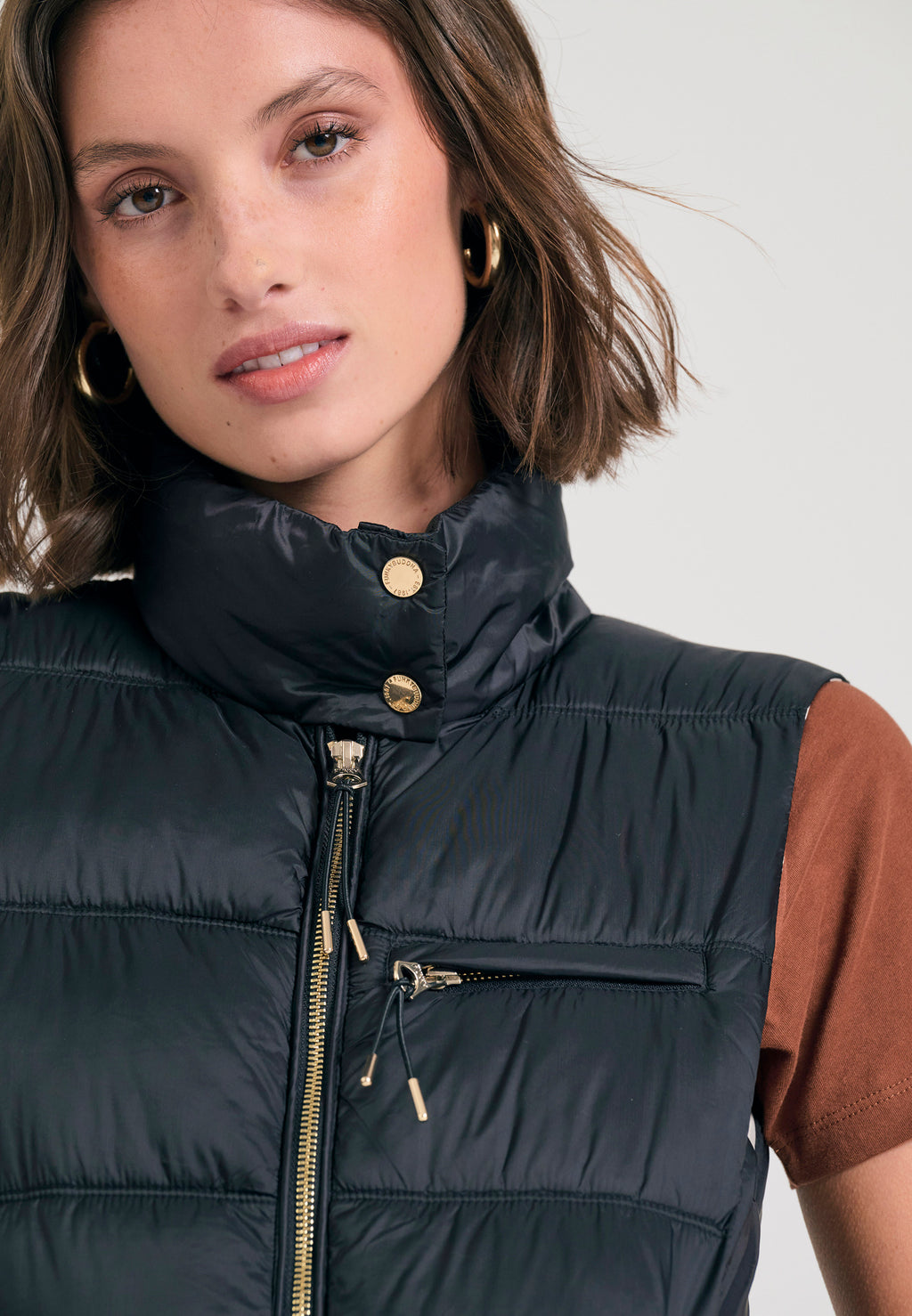 Women's vest quilted jacket