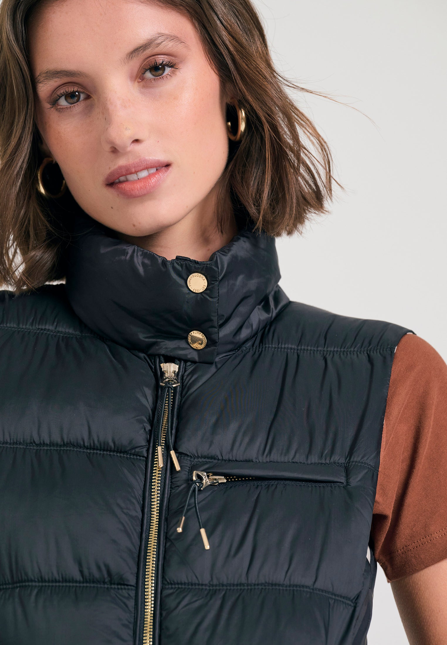 Women's vest quilted jacket