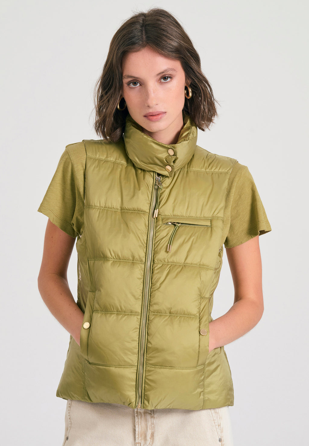 Women's vest quilted jacket
