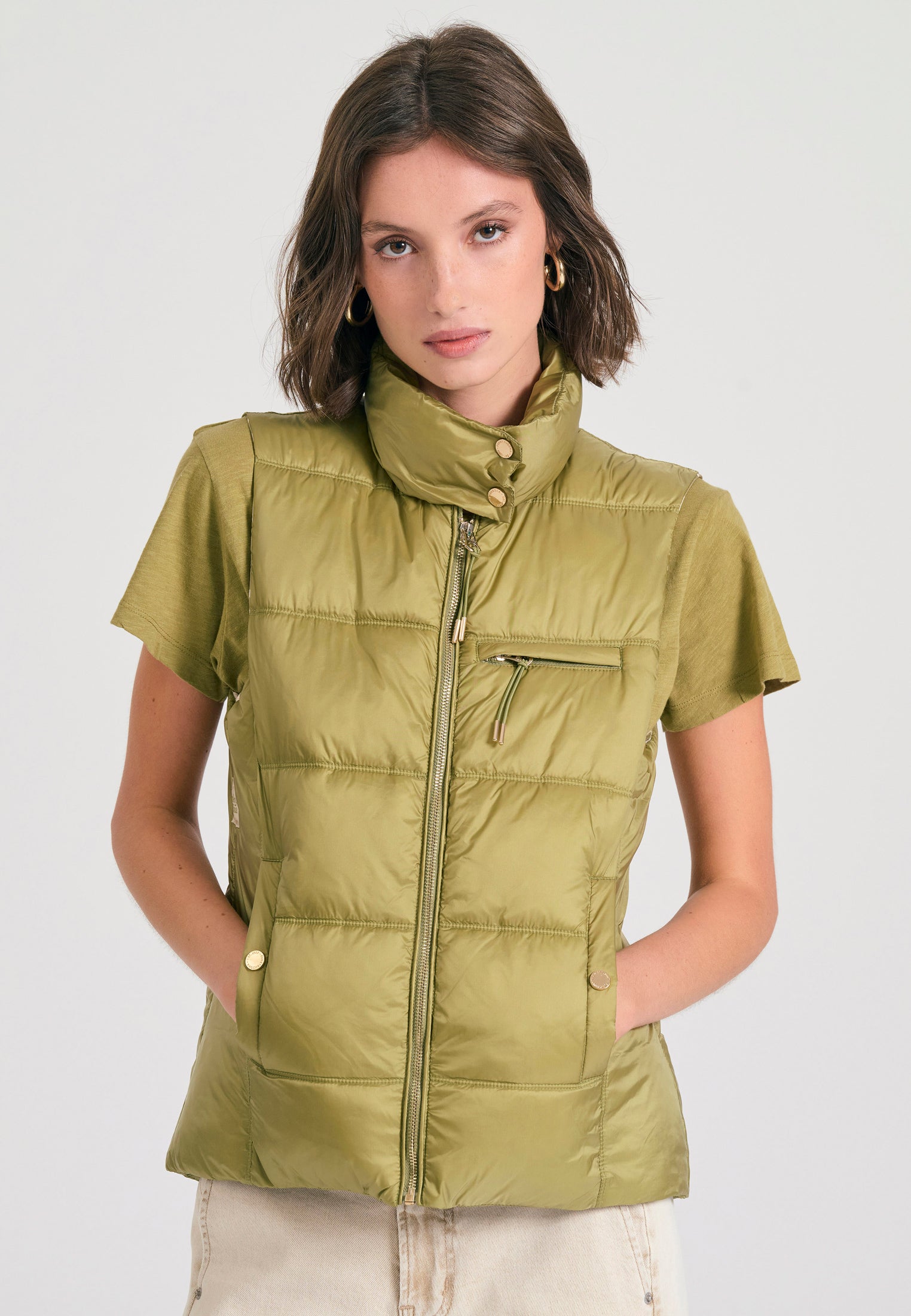 Women's vest quilted jacket