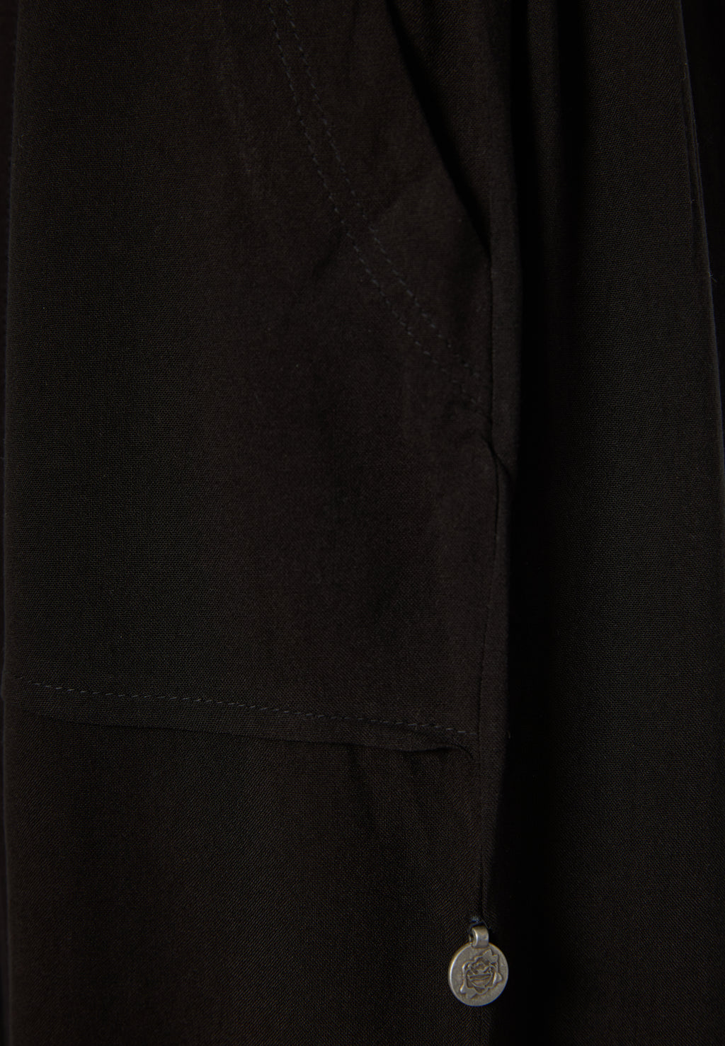 Loose fit viscose pants