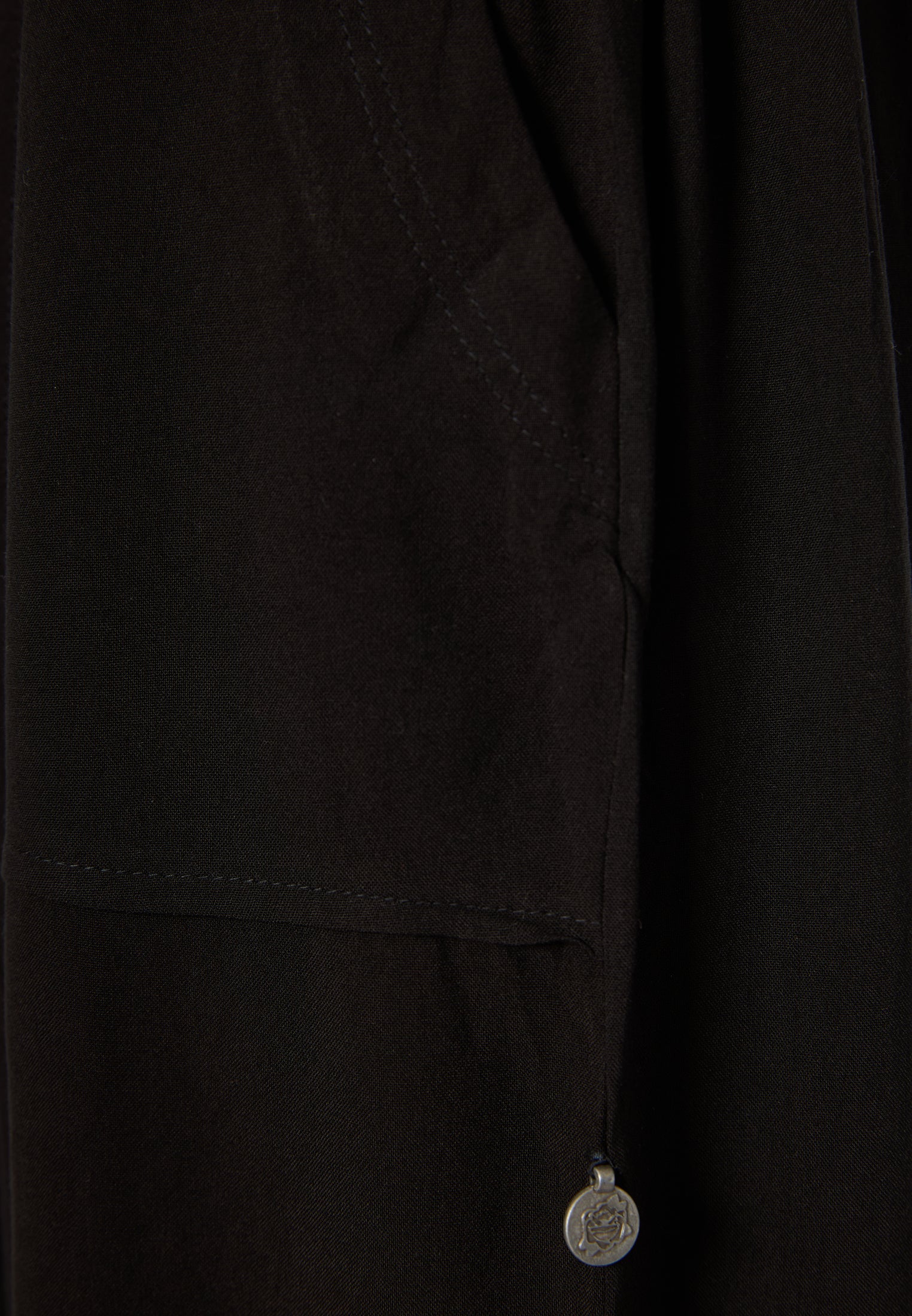 Loose fit viscose pants