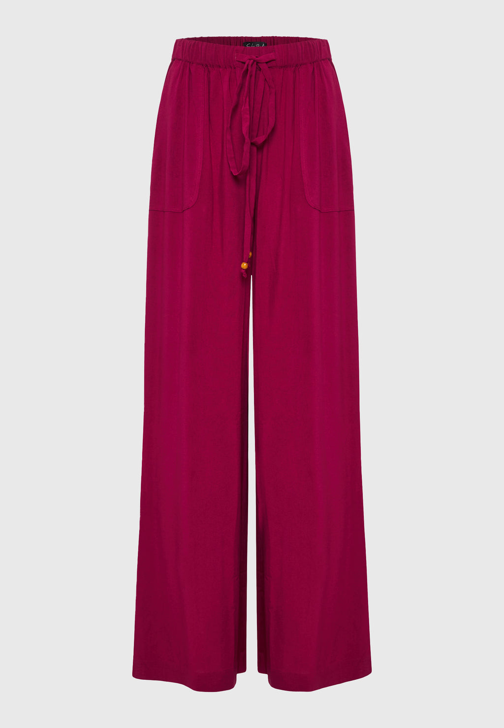 Loose fit viscose pants