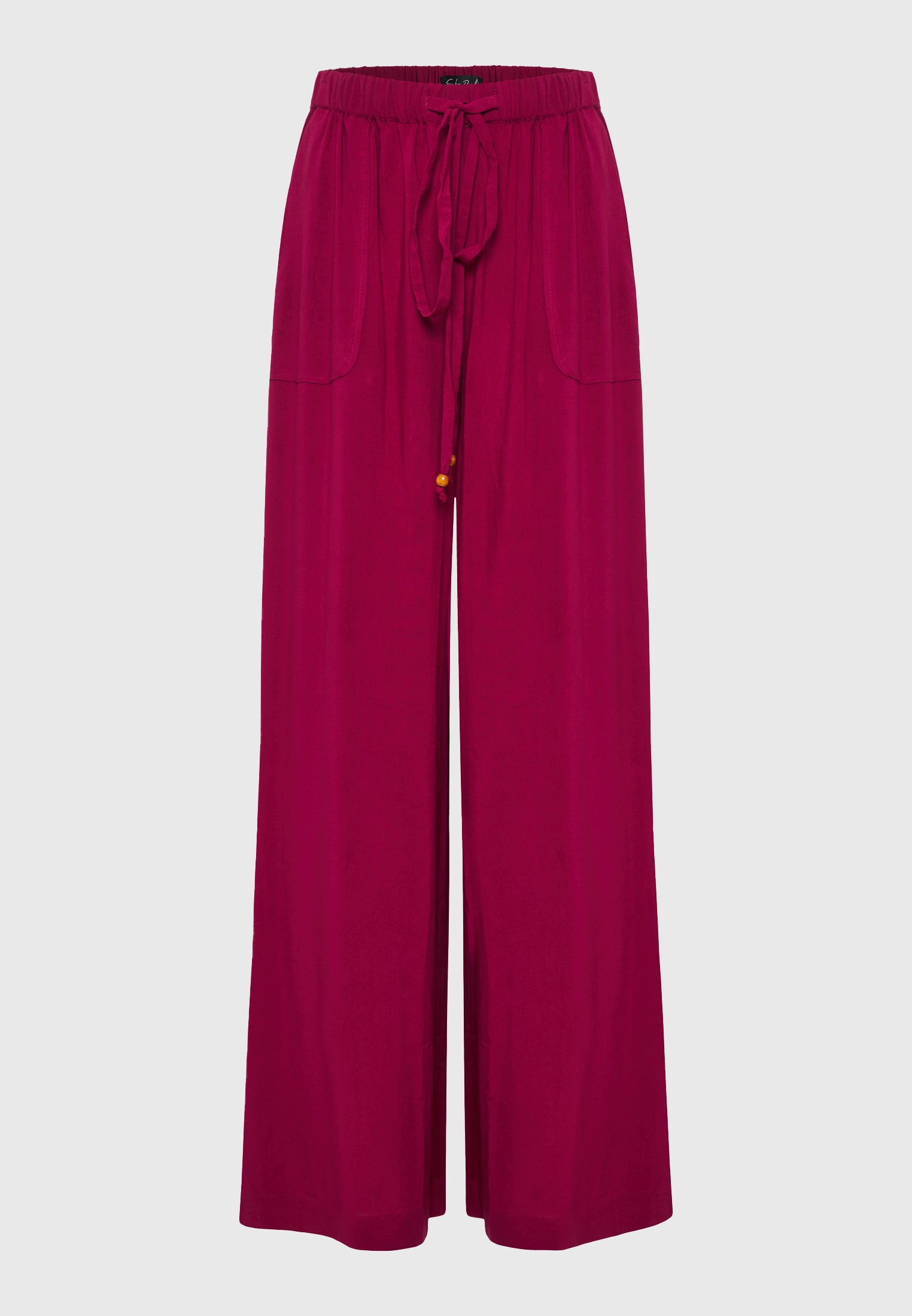 Loose fit viscose pants