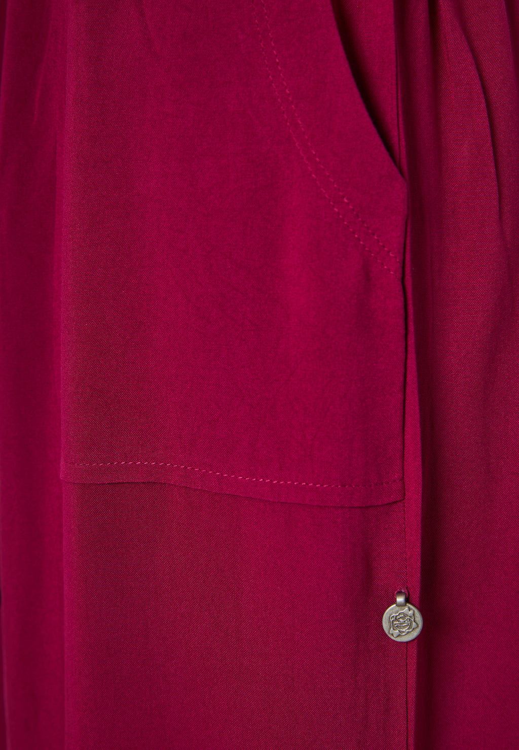 Loose fit viscose pants