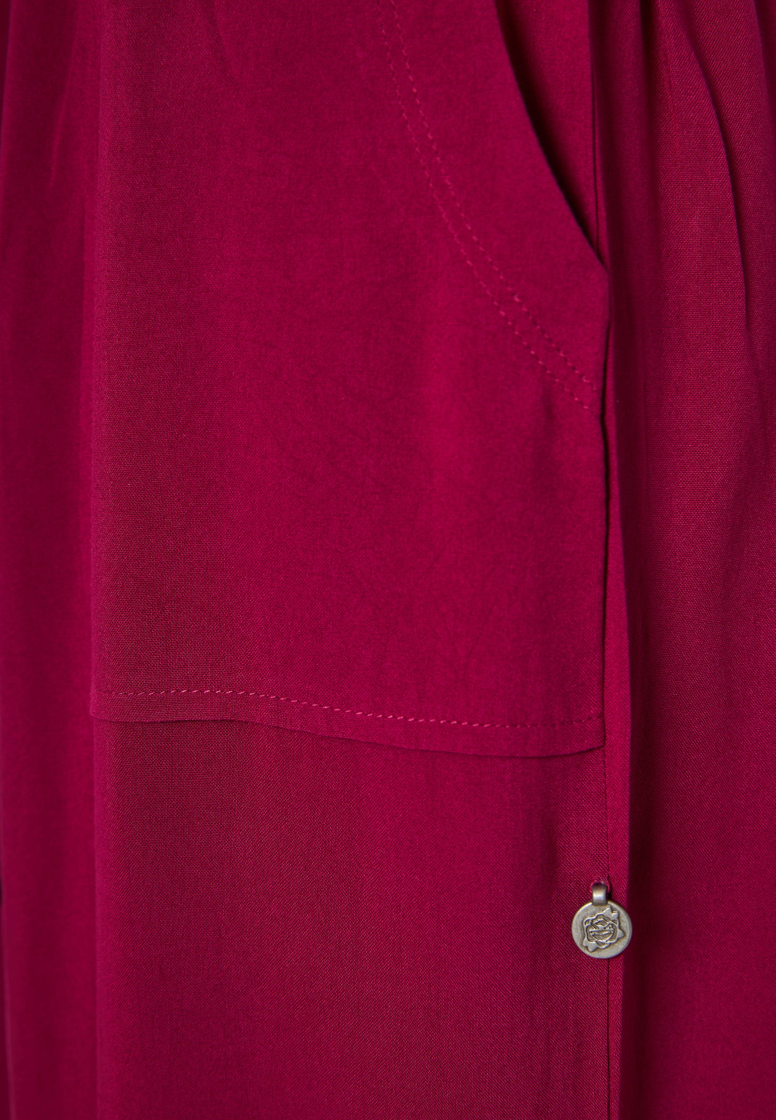 Loose fit viscose pants