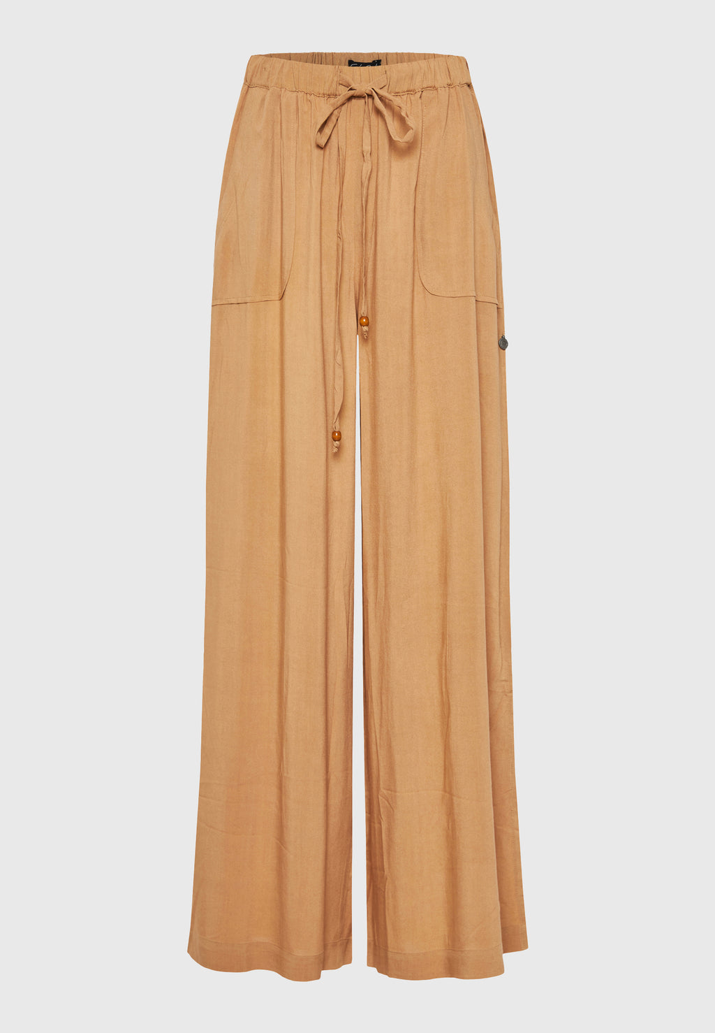 Loose fit viscose pants