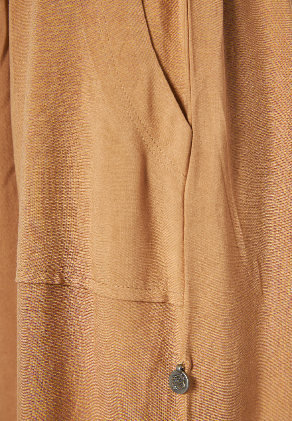 Loose fit viscose pants