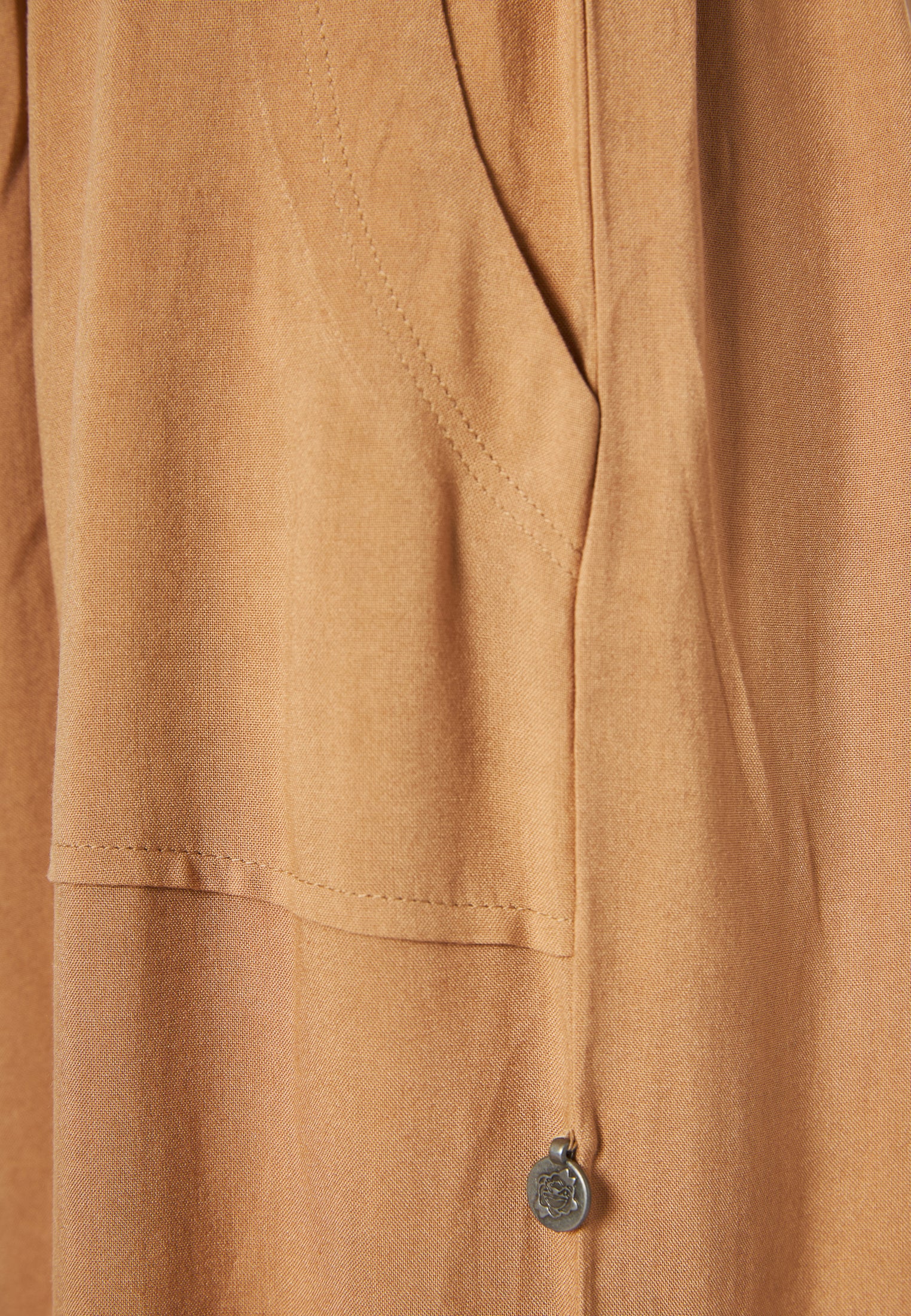 Loose fit viscose pants