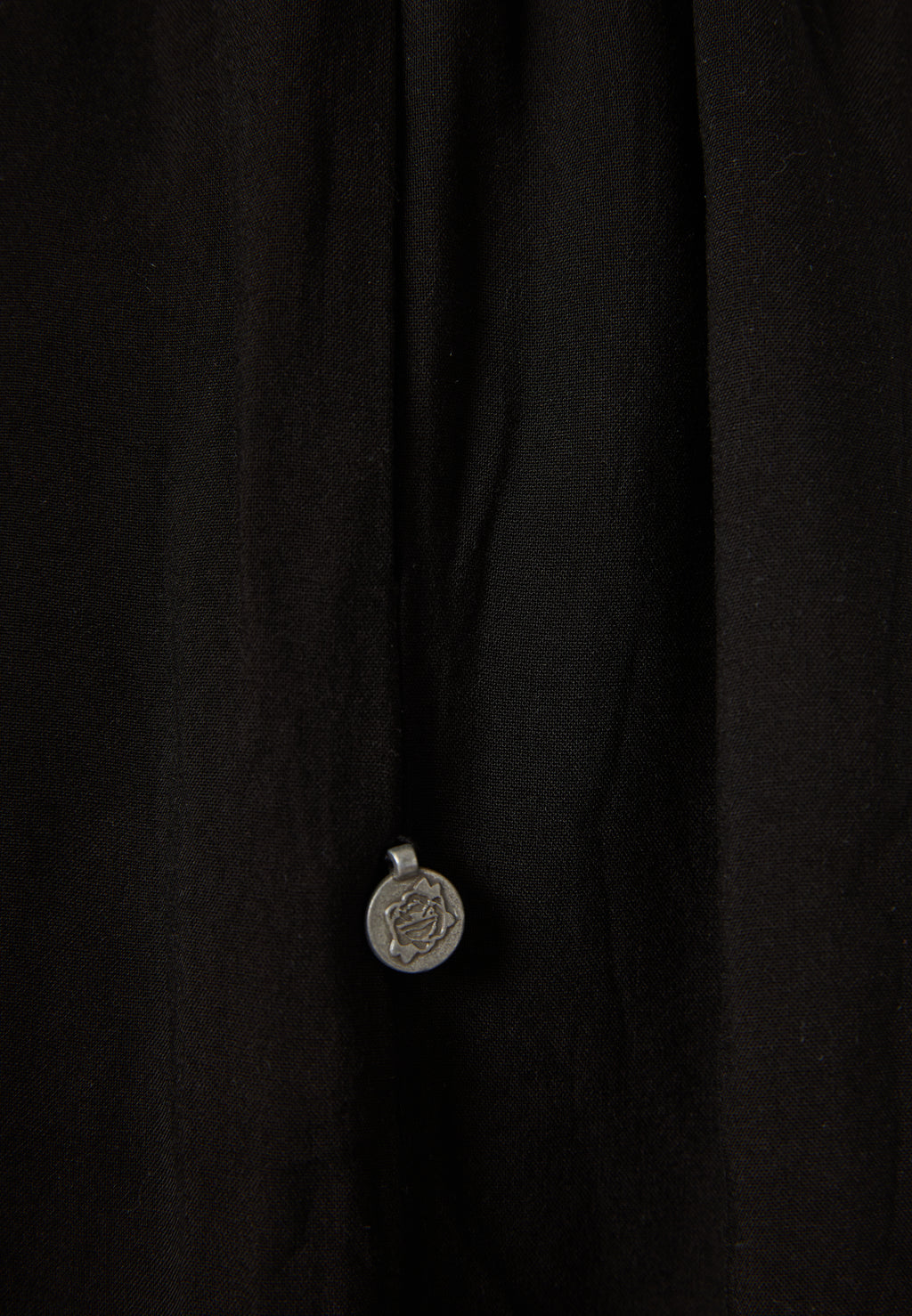 Loose fit shorts with drawstring and ruffle waist