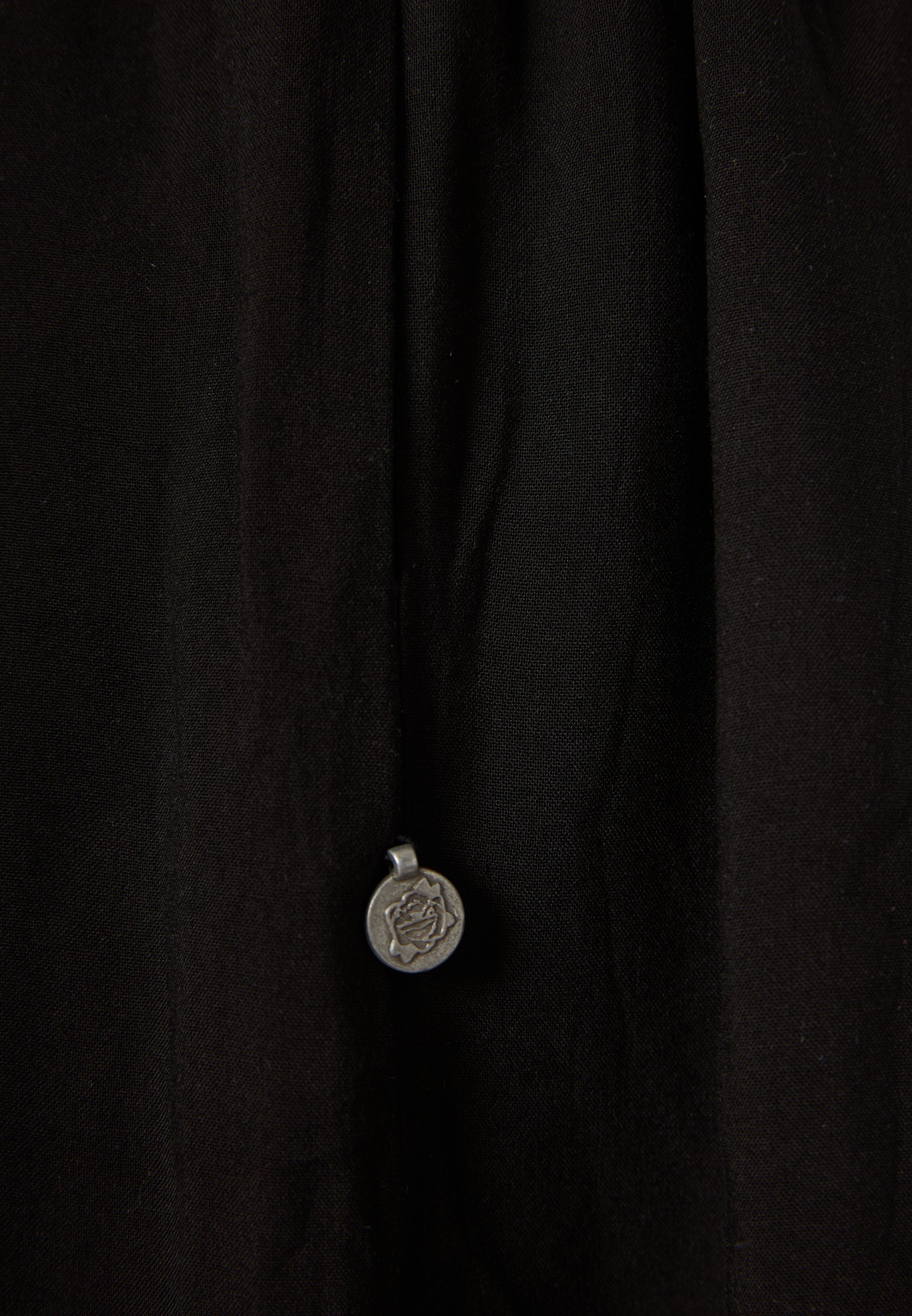 Loose fit shorts with drawstring and ruffle waist