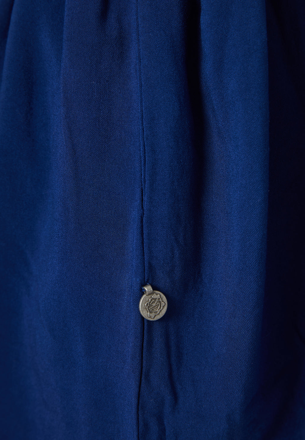 Loose fit shorts with drawstring and ruffle waist