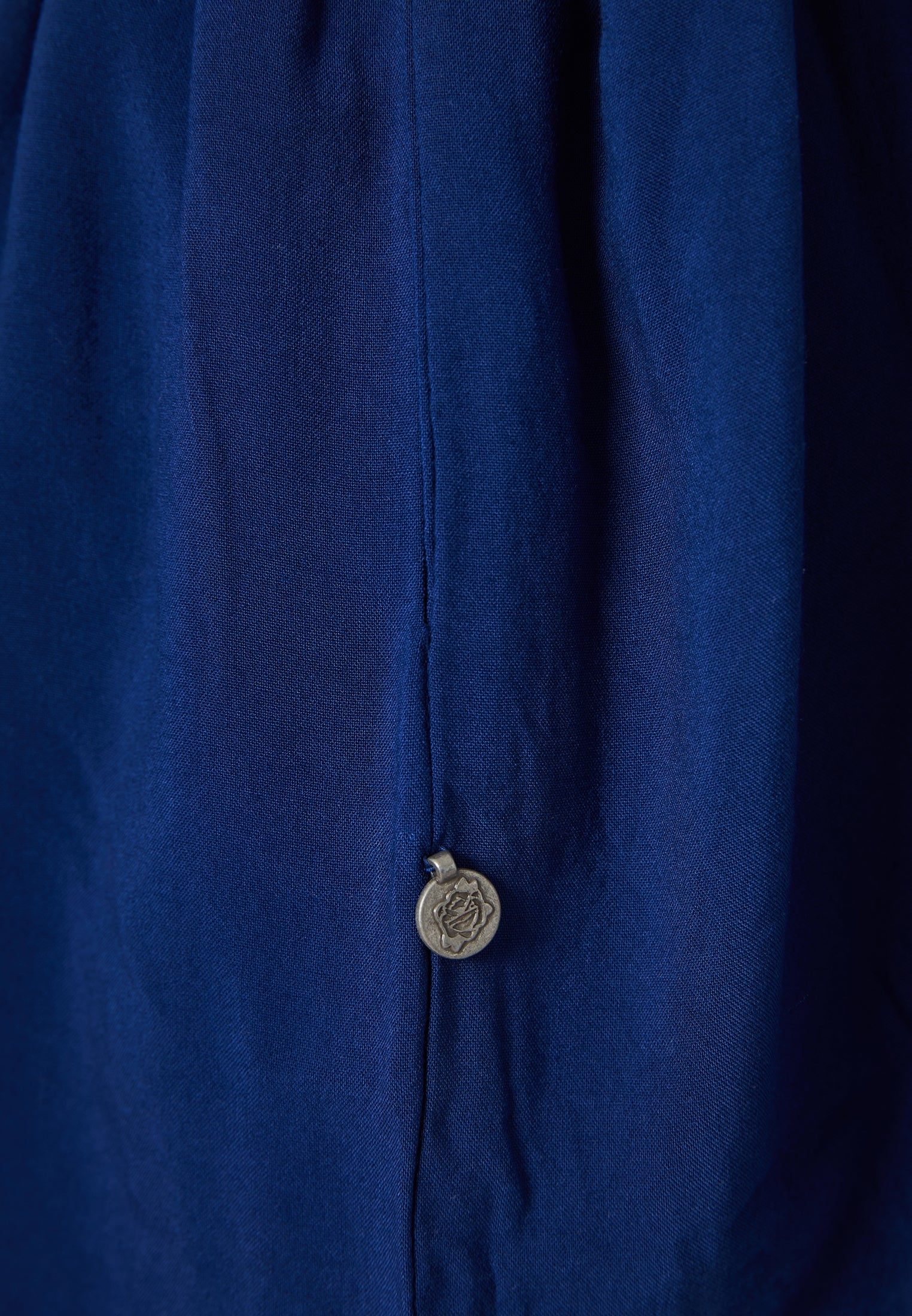 Loose fit shorts with drawstring and ruffle waist