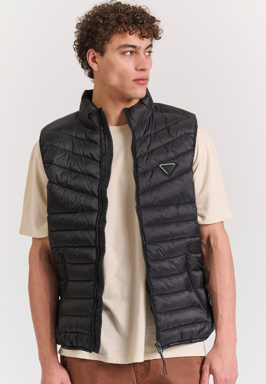 Men's vest quilted jacket