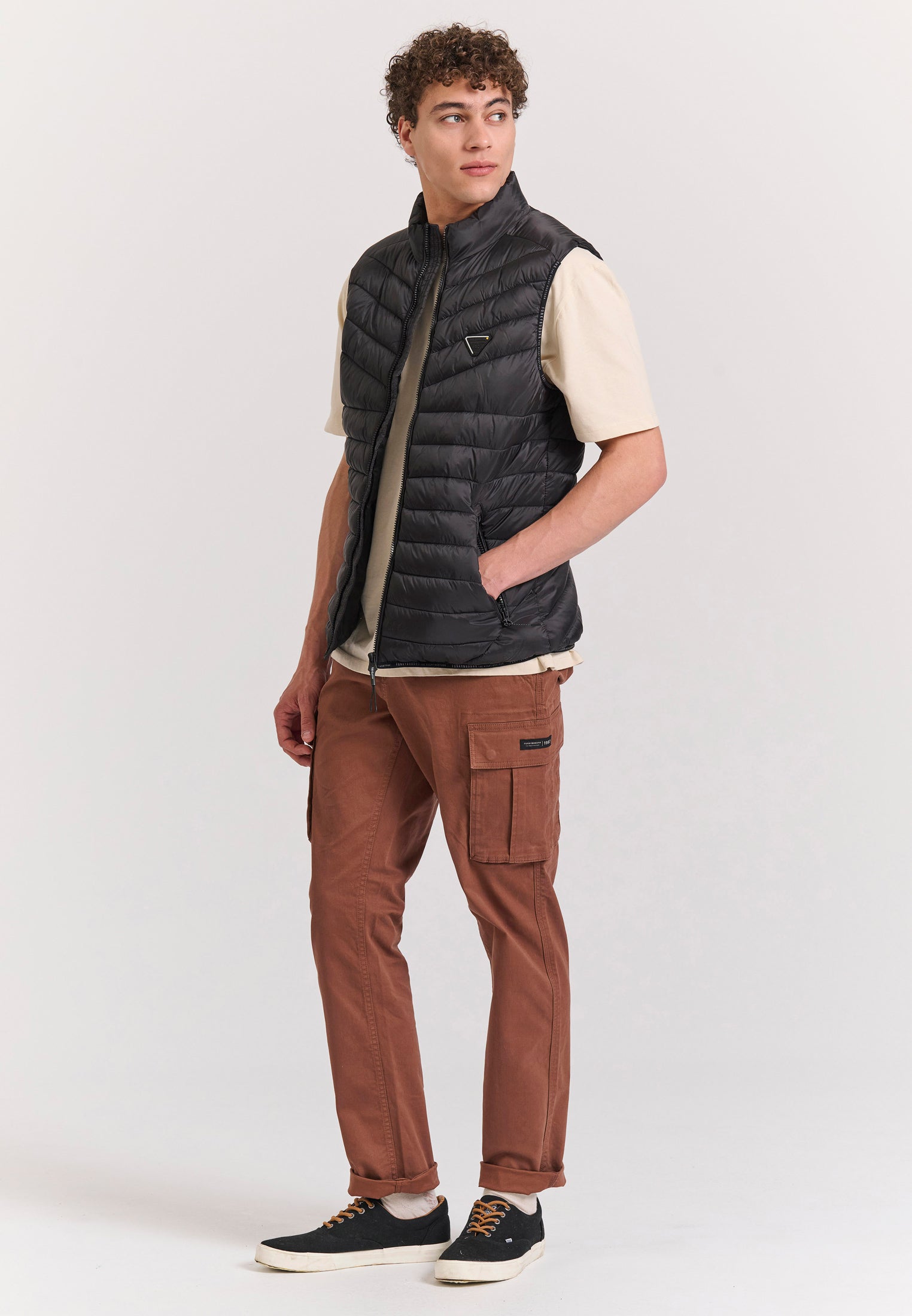 Men's vest quilted jacket