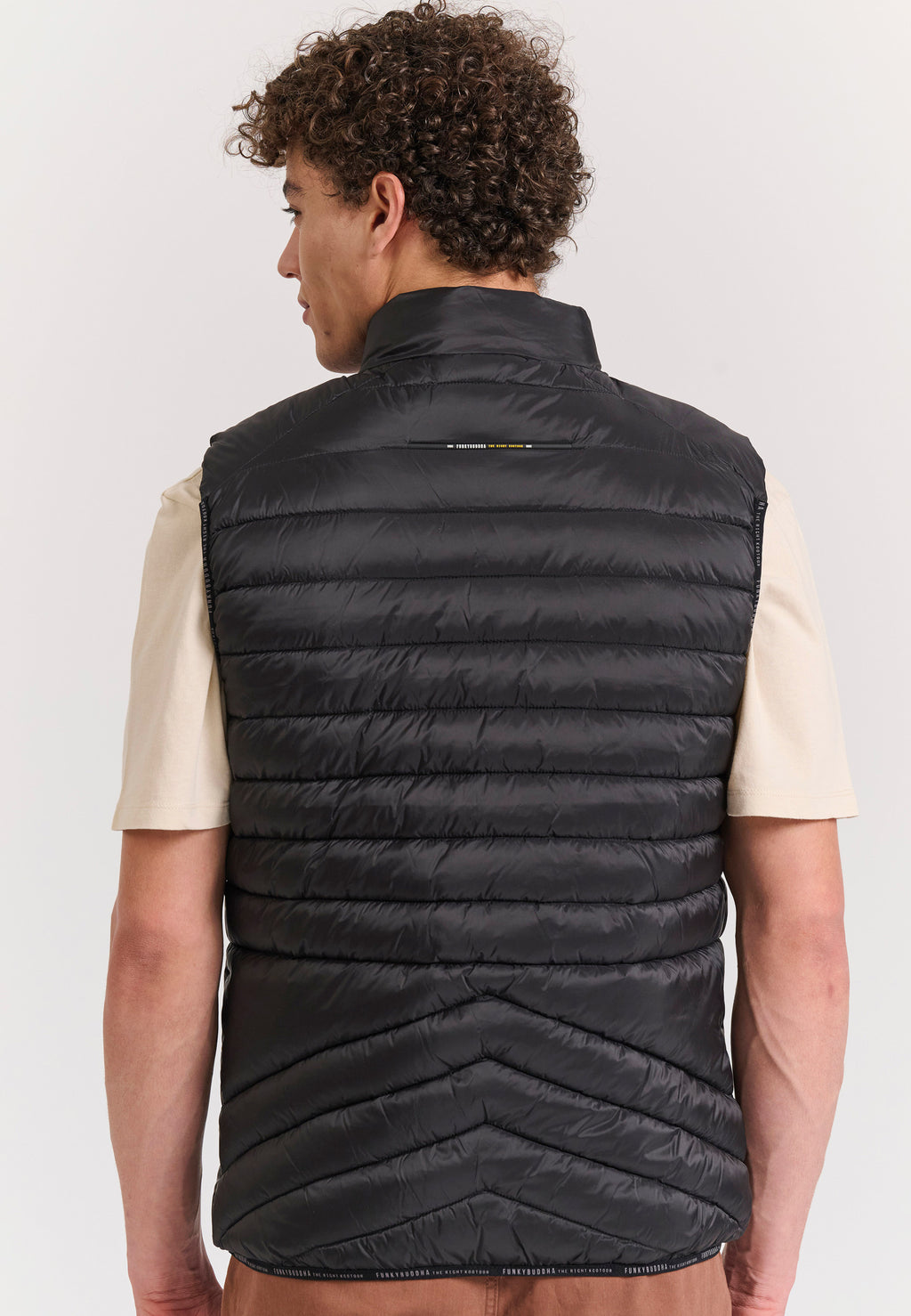 Men's vest quilted jacket