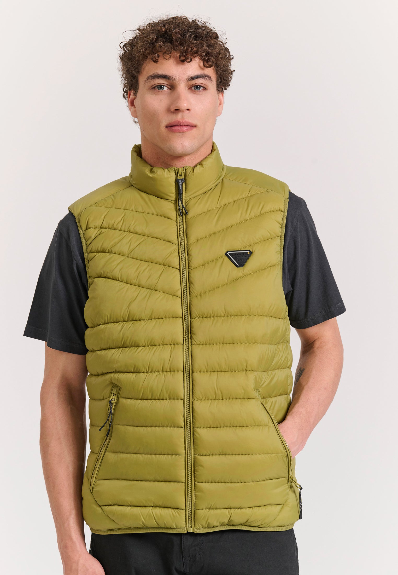 Men's vest quilted jacket