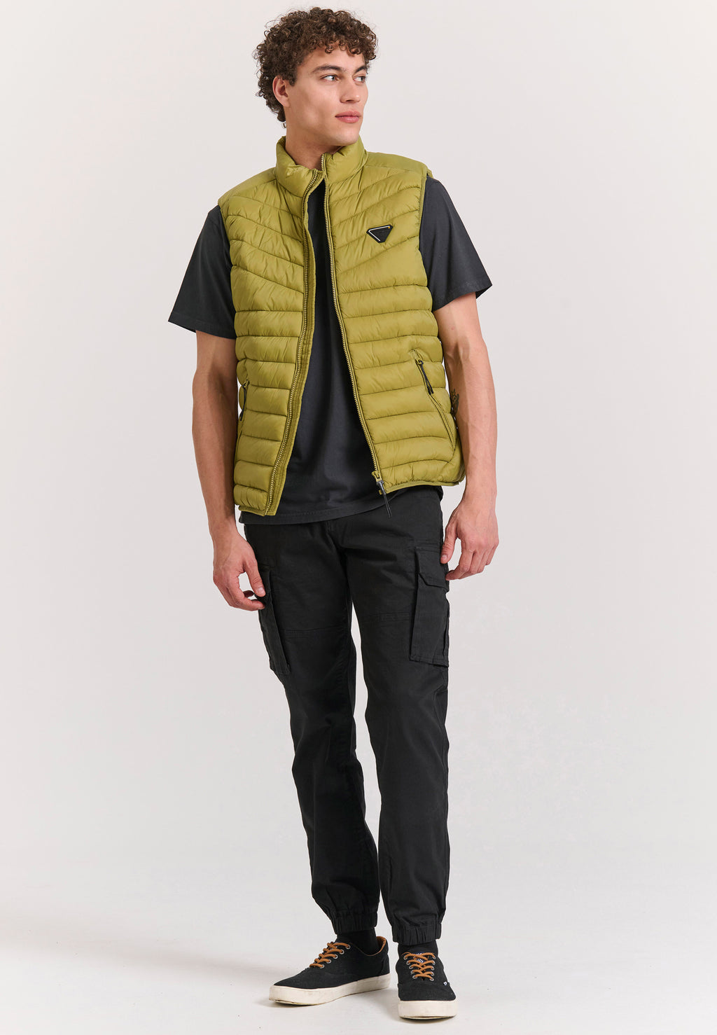 Men's vest quilted jacket