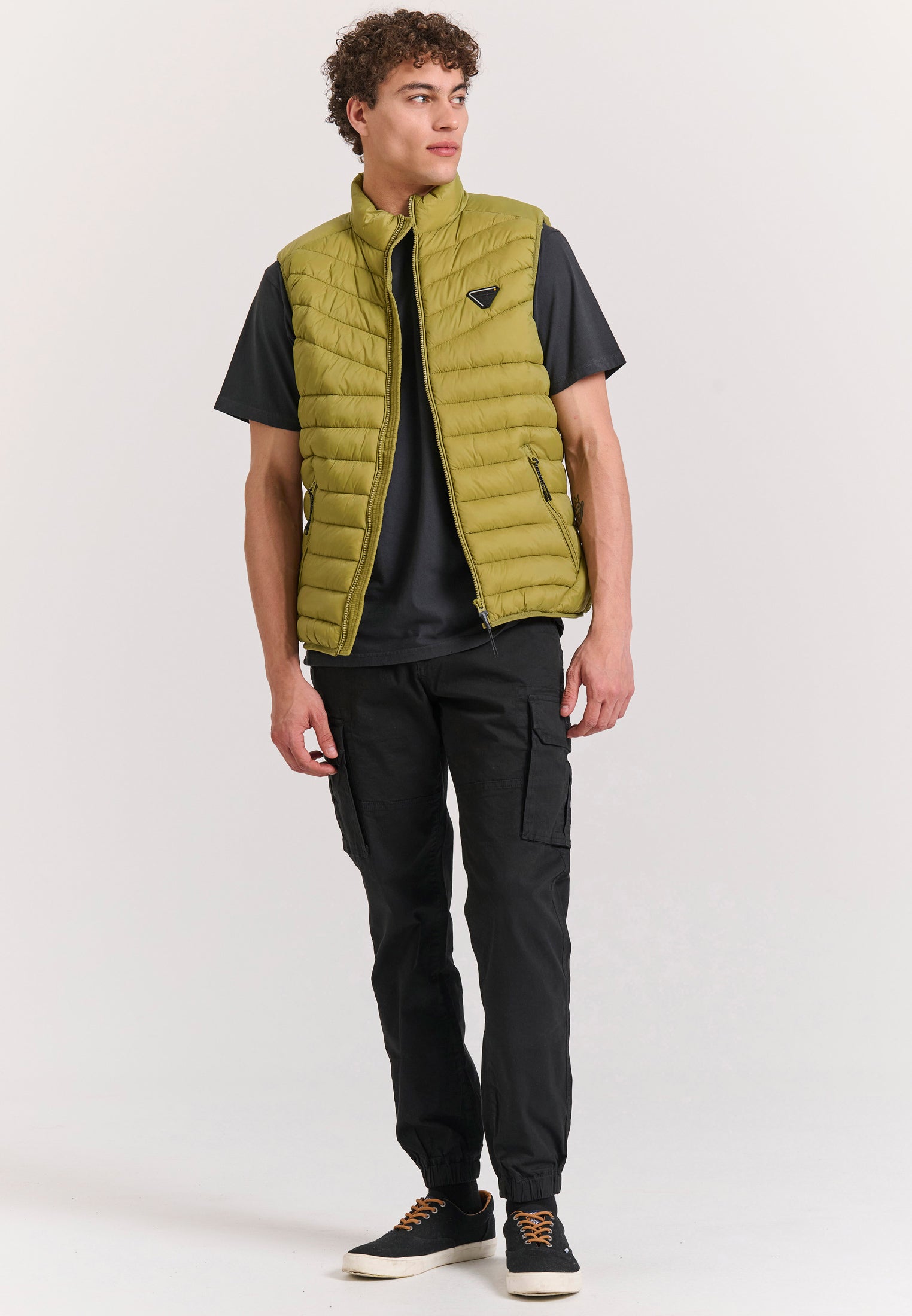 Men's vest quilted jacket