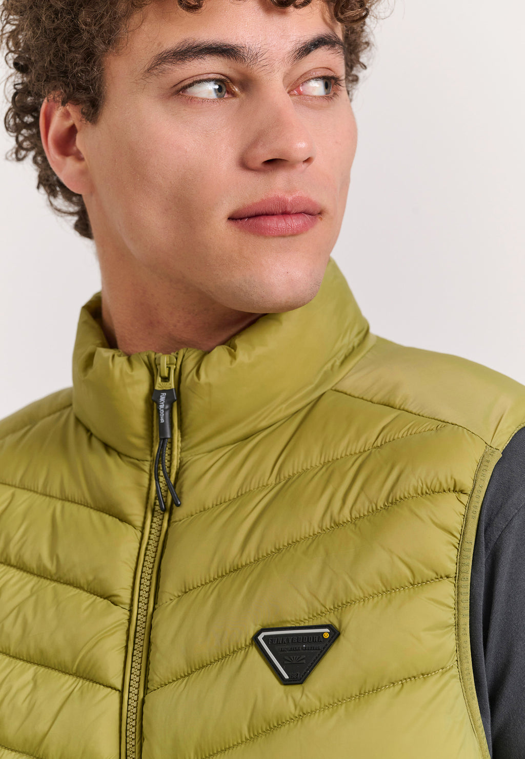 Men's vest quilted jacket