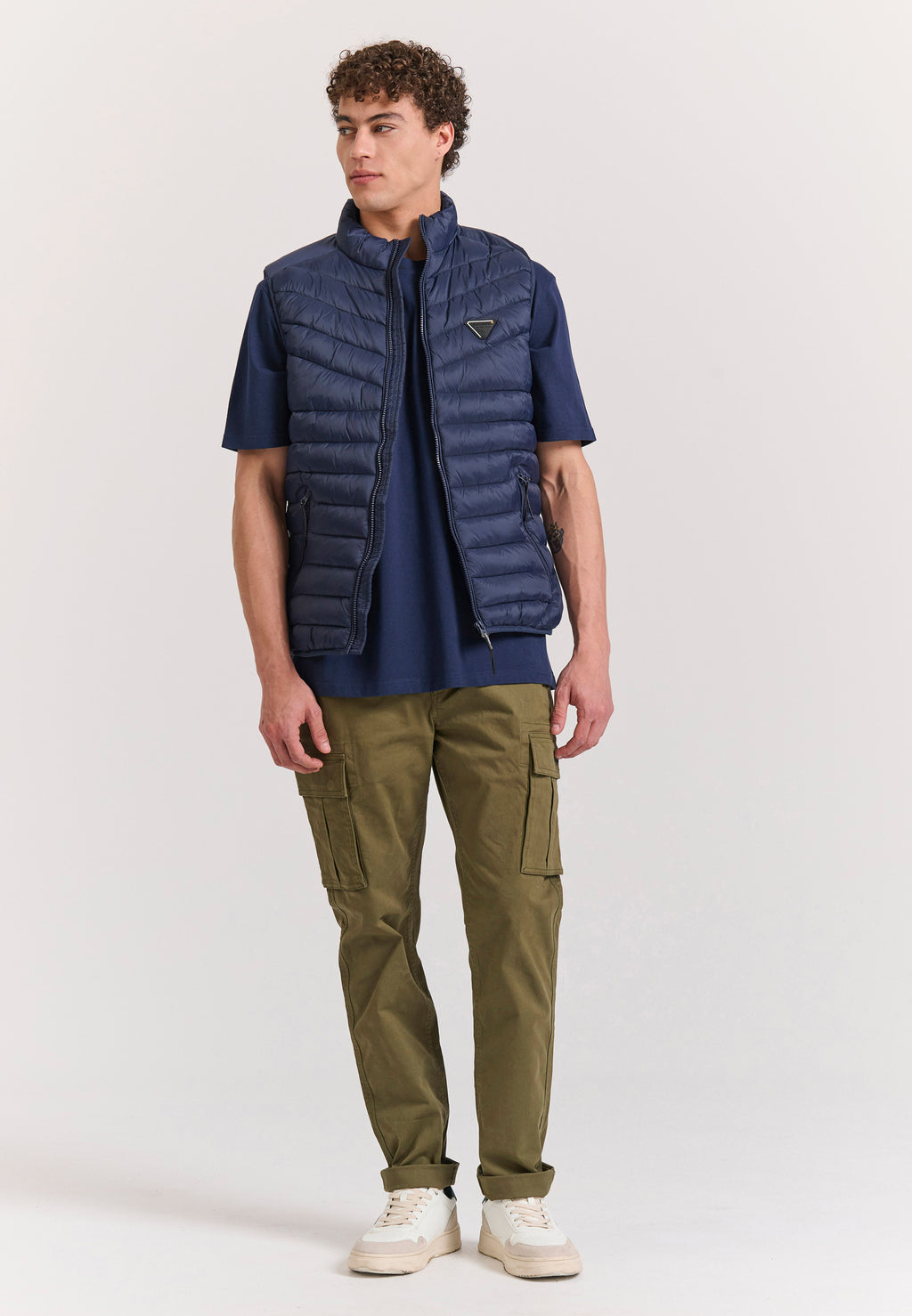 Men's vest quilted jacket