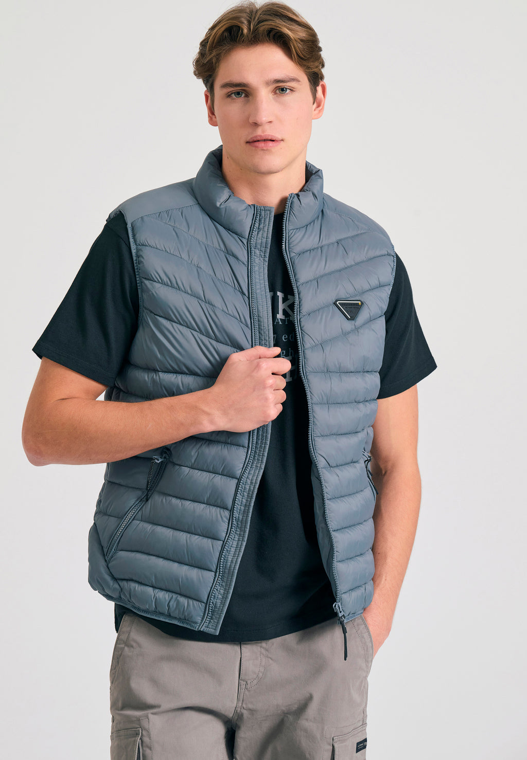Men's vest quilted jacket