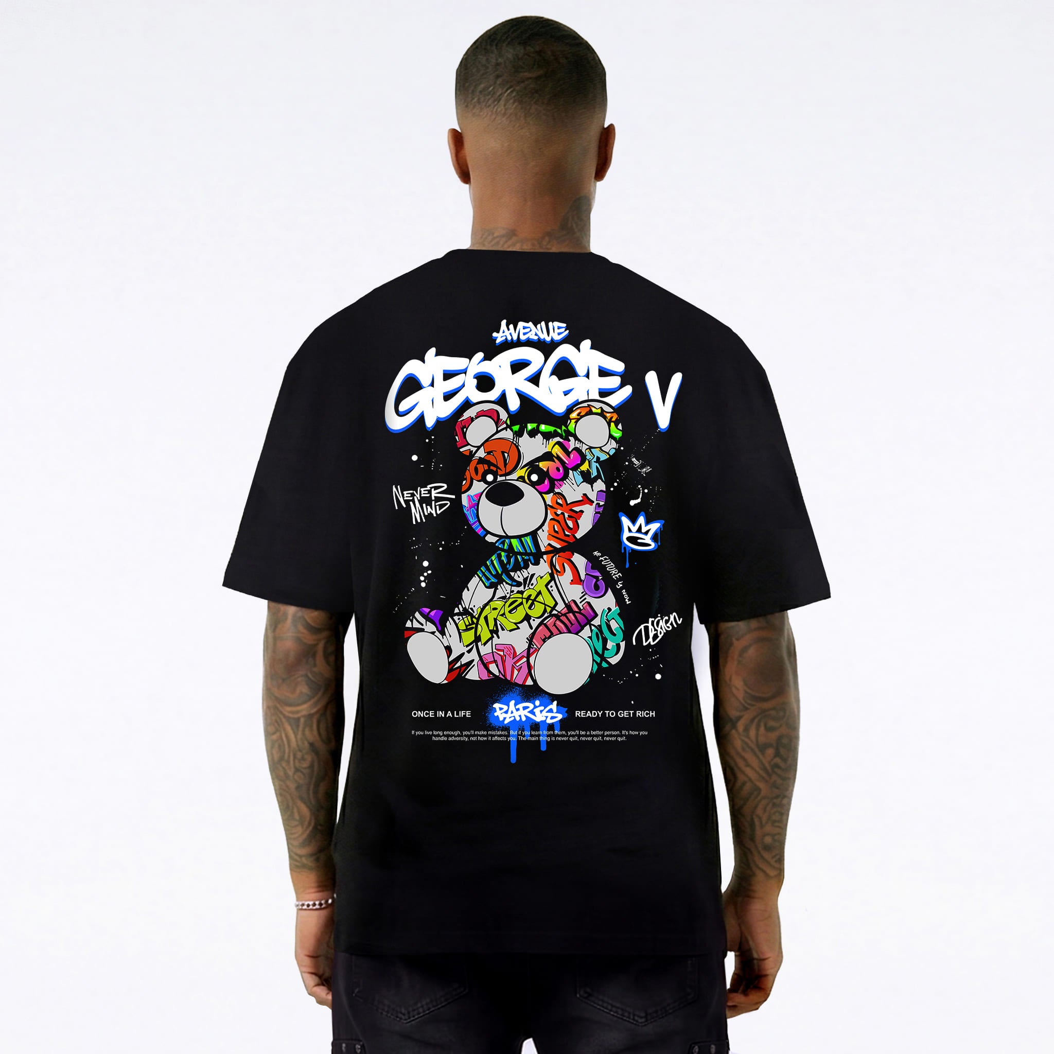 Camiseta George V "Bear Graffiti"
