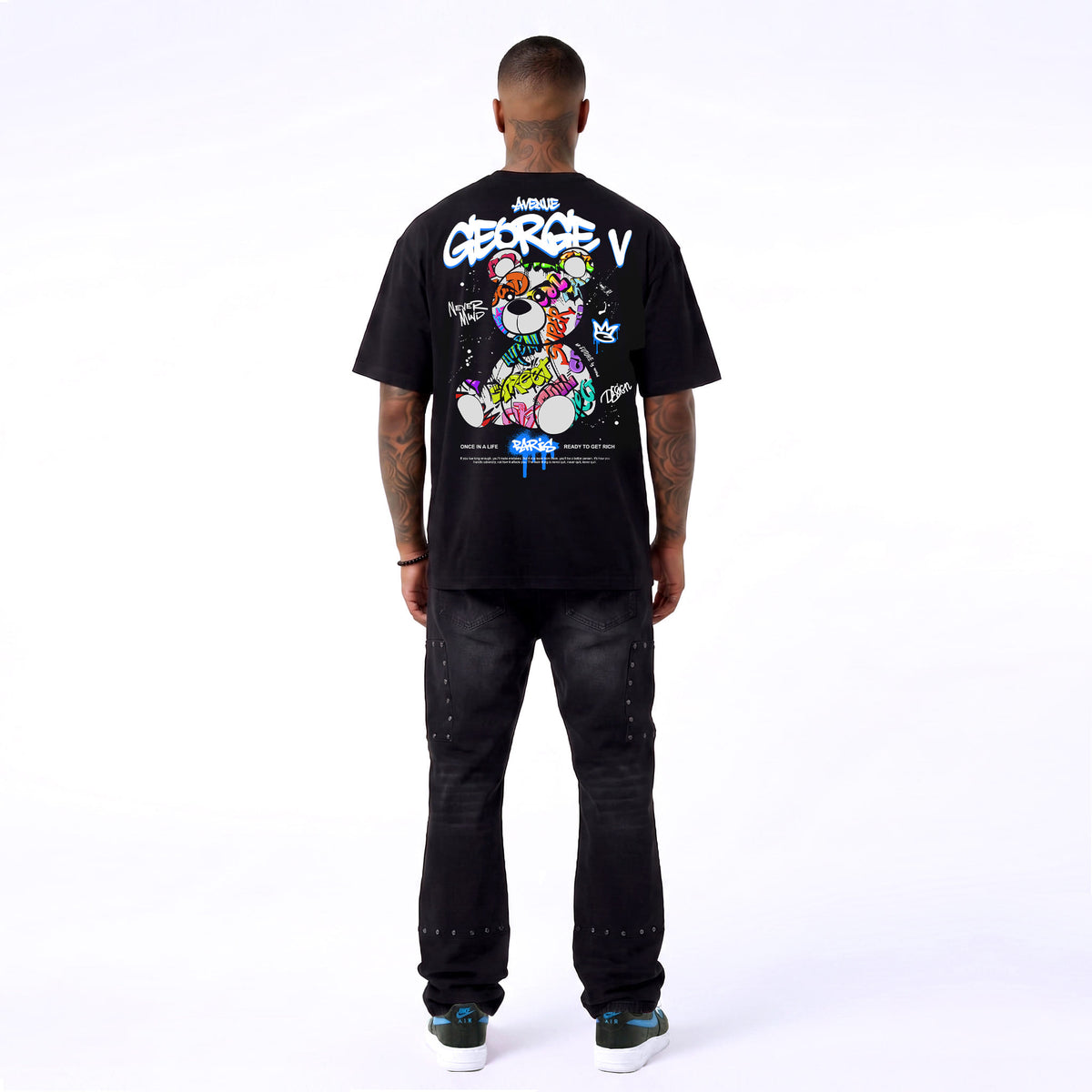 Camiseta George V "Bear Graffiti"