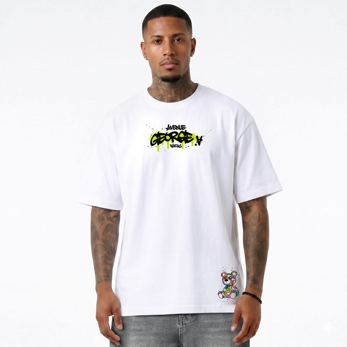Camiseta George V "Bear Graffiti"