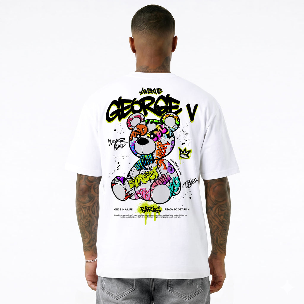 Camiseta George V "Bear Graffiti"