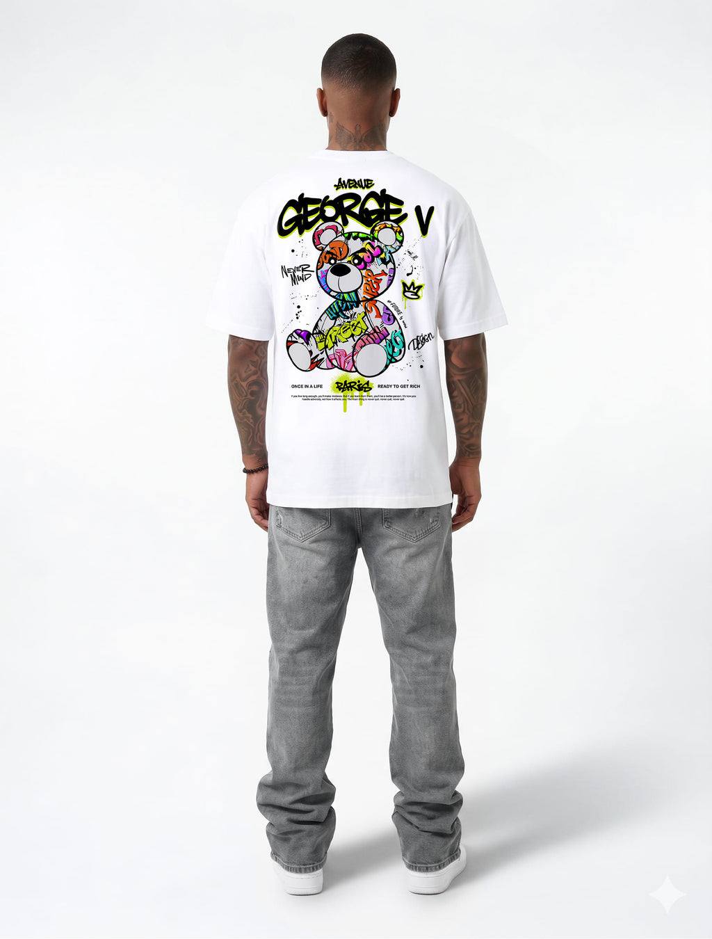 Camiseta George V "Bear Graffiti"