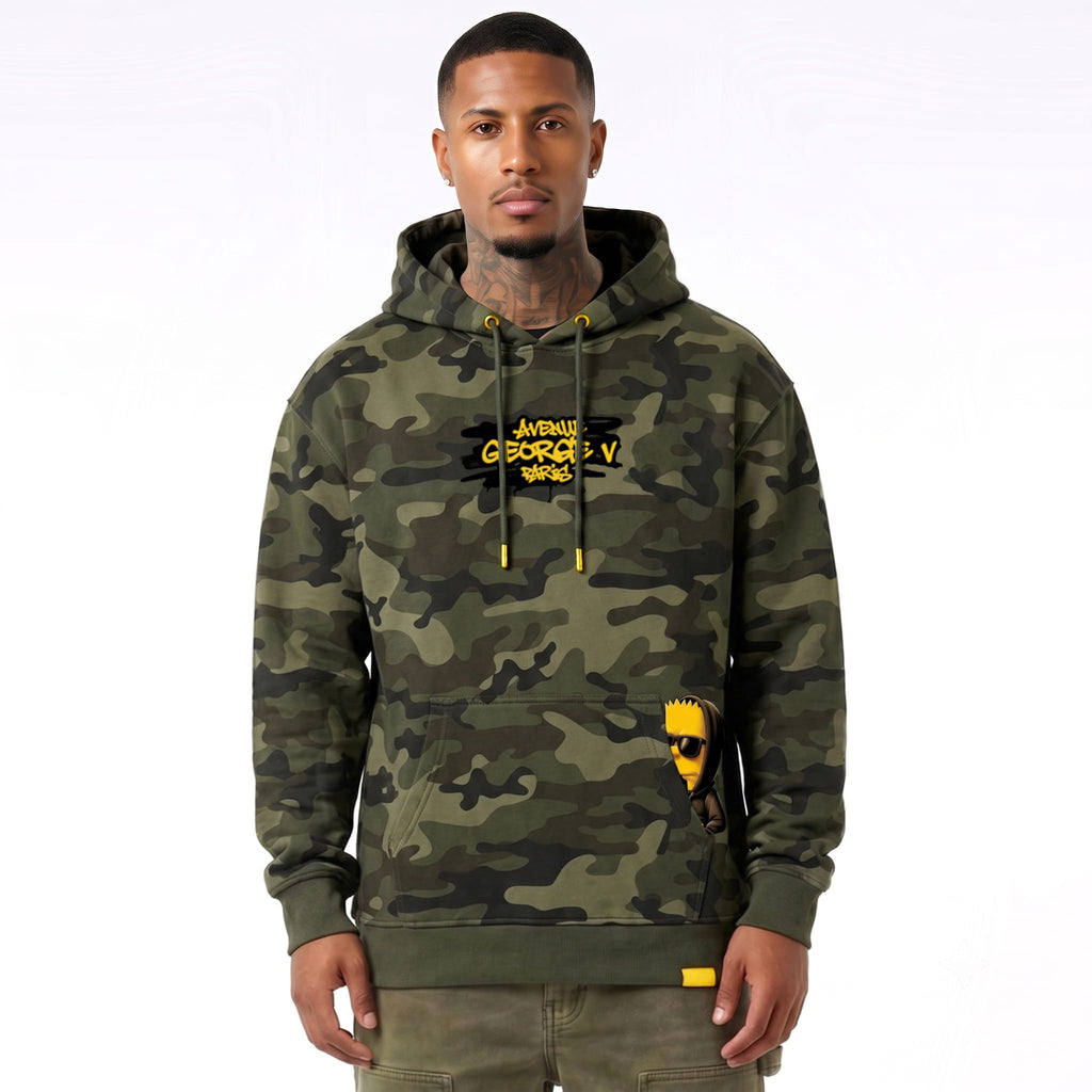 Sudadera George V "Camo Bart"