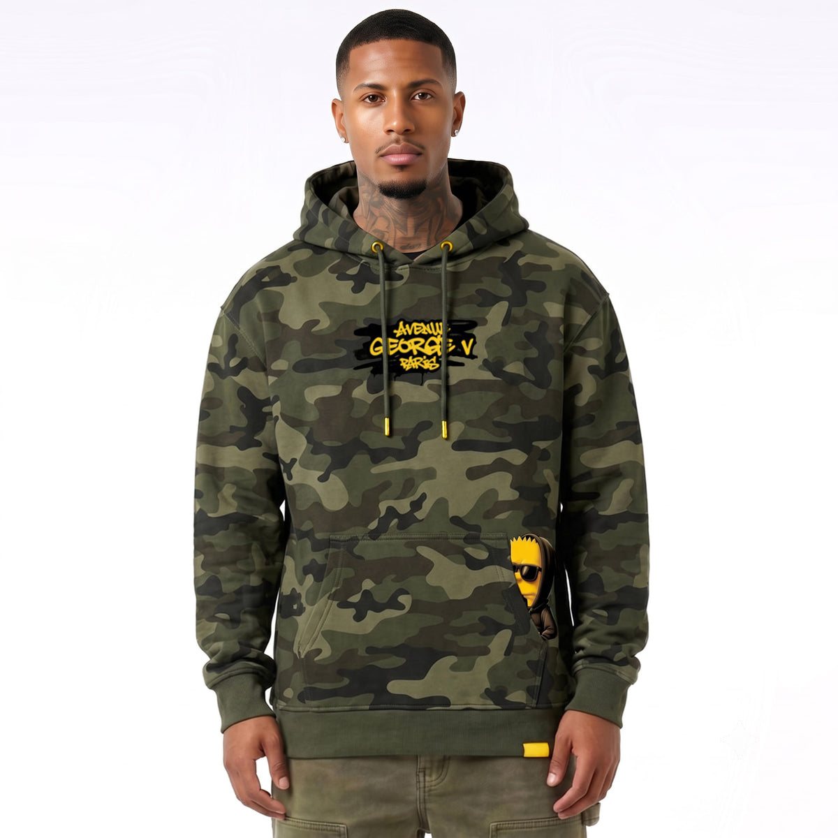 Sudadera George V "Camo Bart"