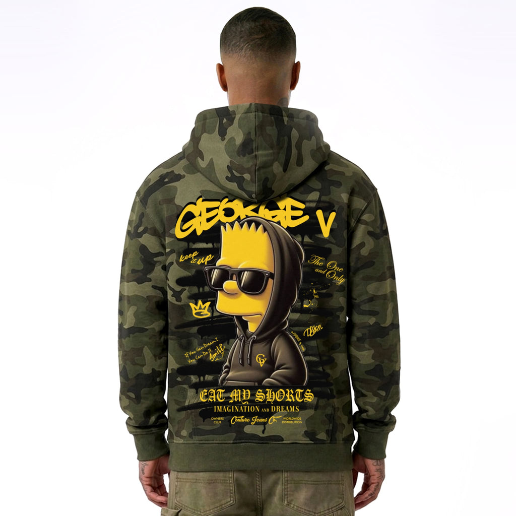 Sudadera George V "Camo Bart"