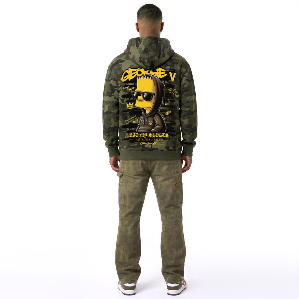 Sudadera George V "Camo Bart"