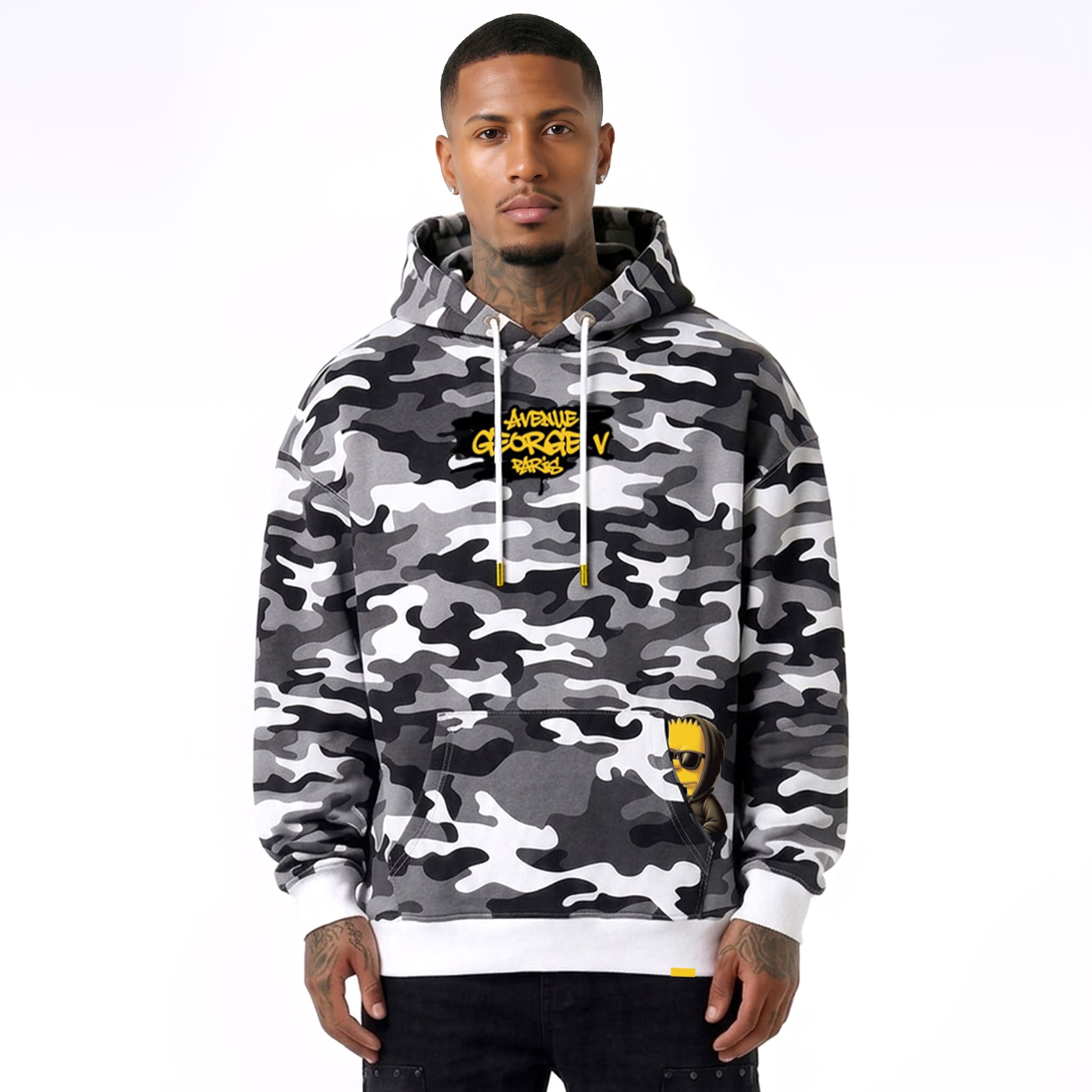 Sudadera George V "Camo Bart"