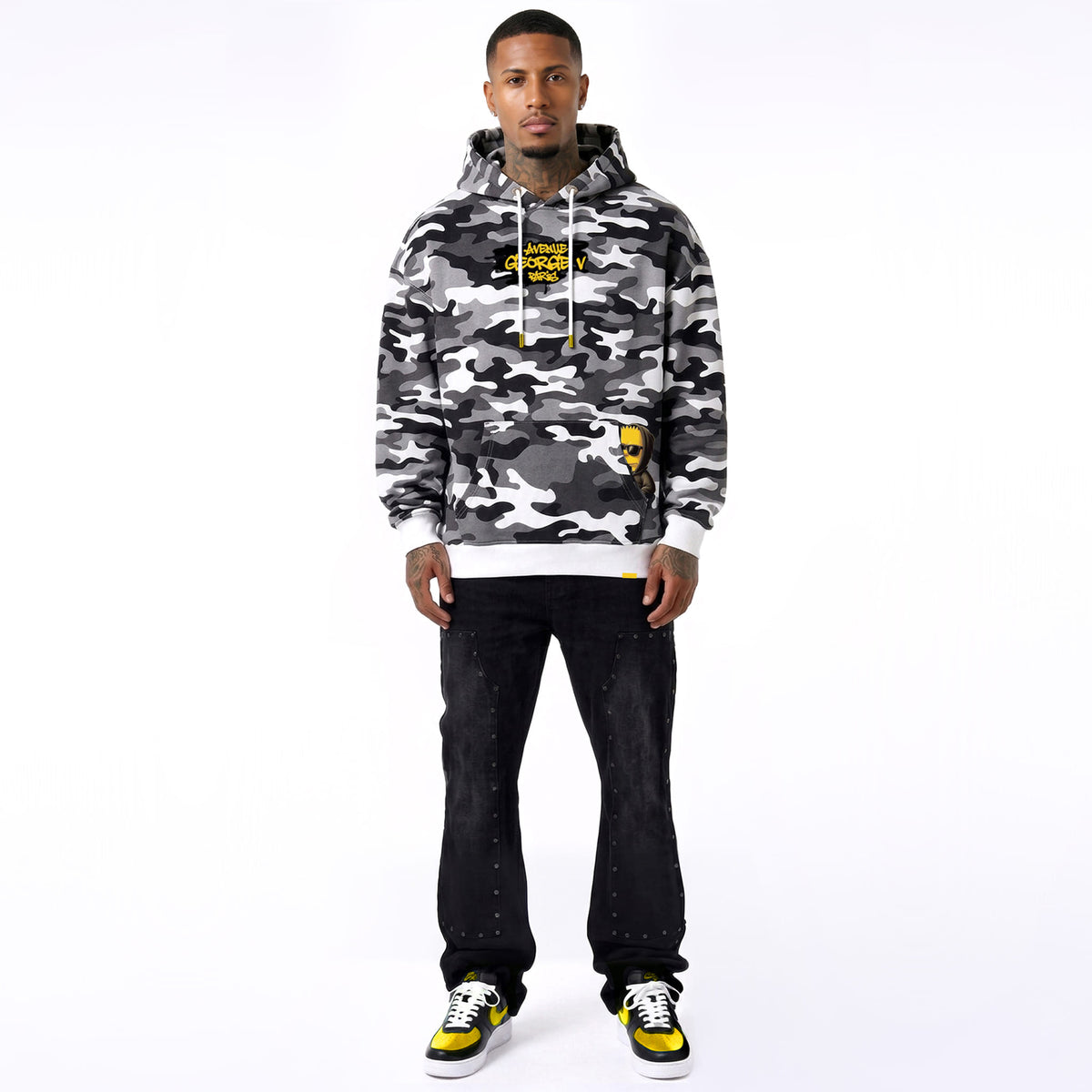 Sudadera George V "Camo Bart"