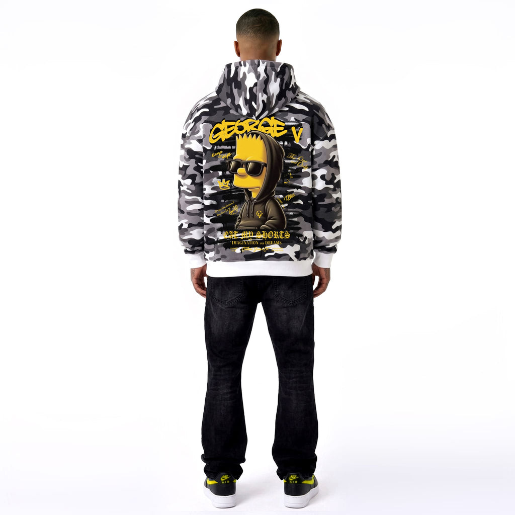 Sudadera George V "Camo Bart"