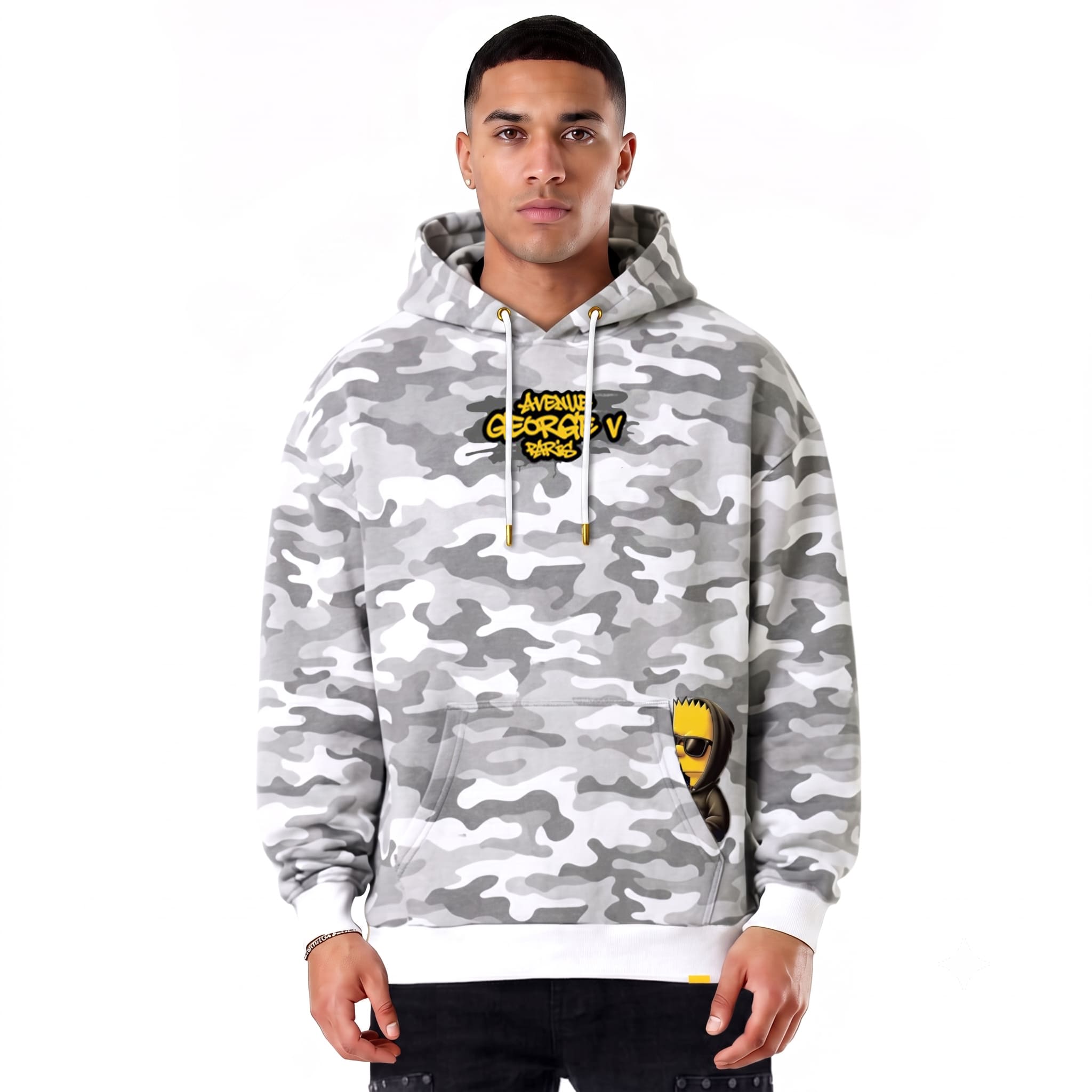 Sudadera George V "Camo Bart"
