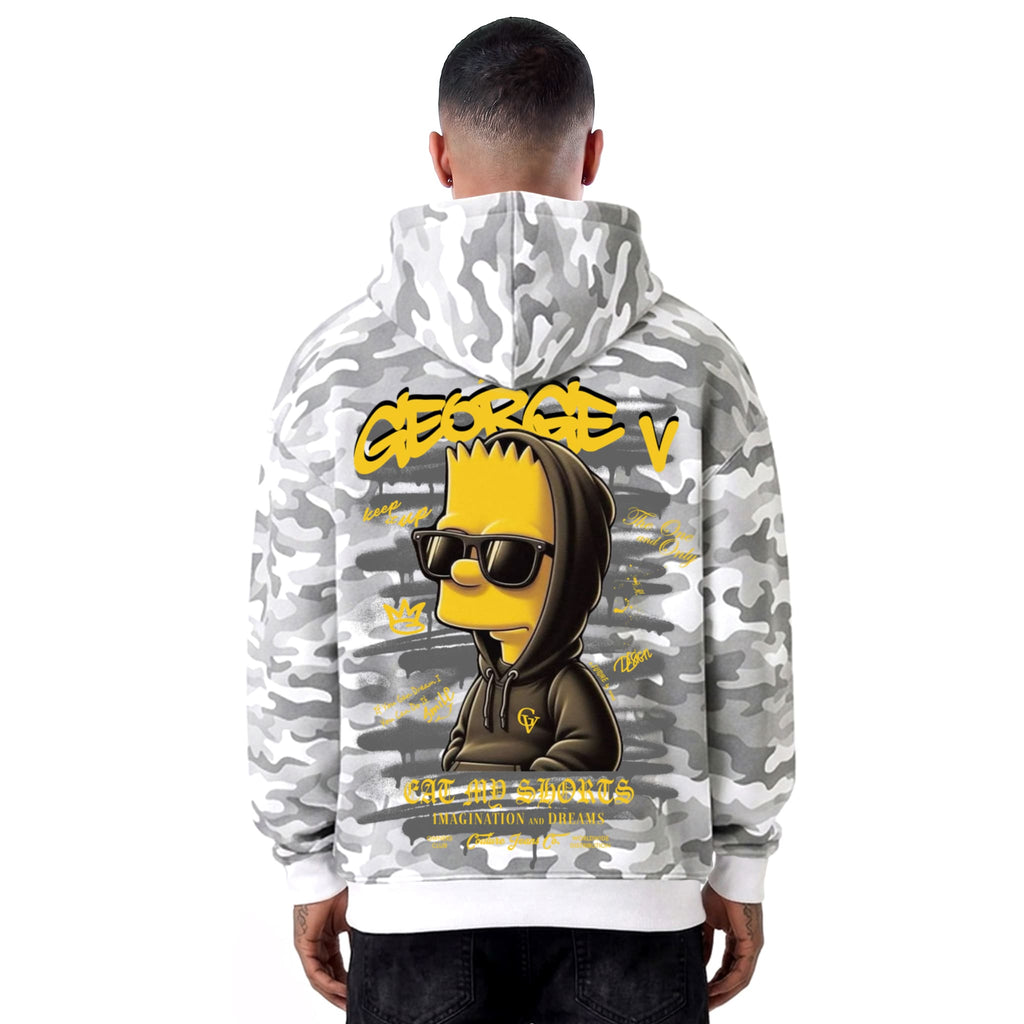 Sudadera George V "Camo Bart"