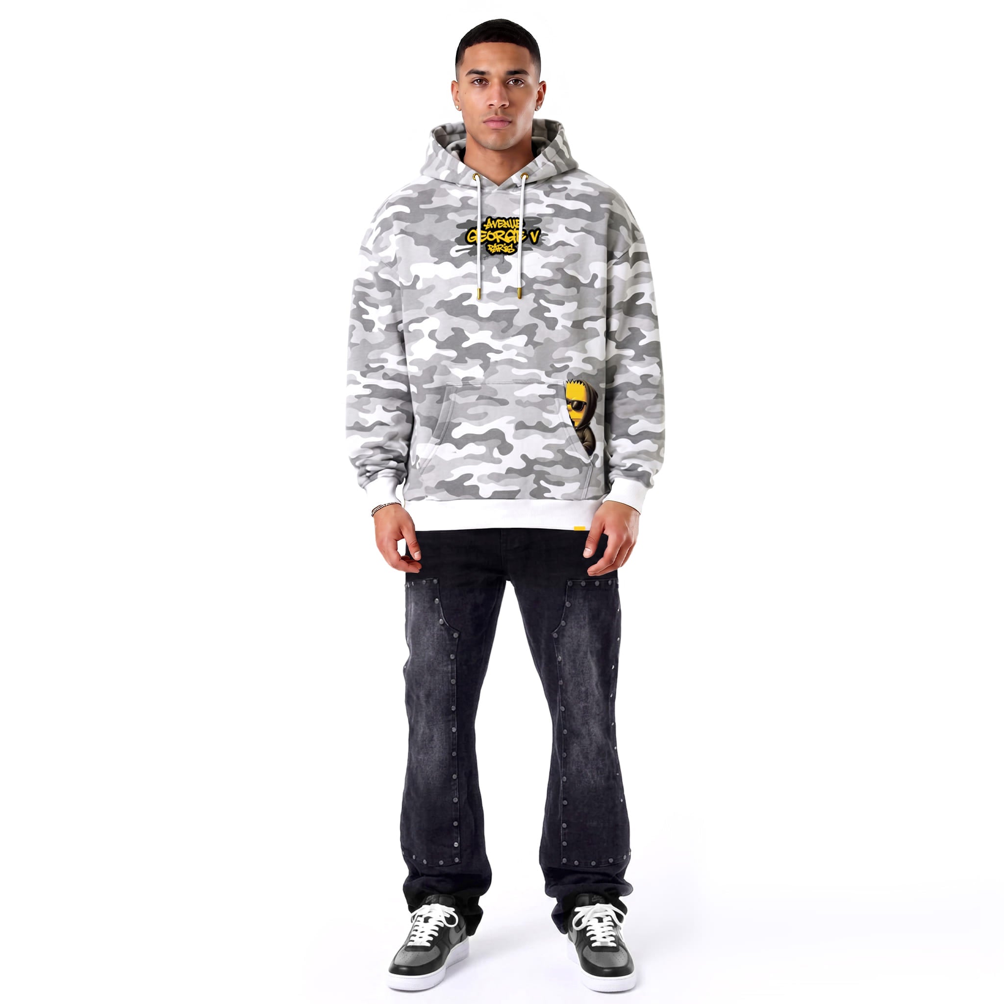 Sudadera George V "Camo Bart"