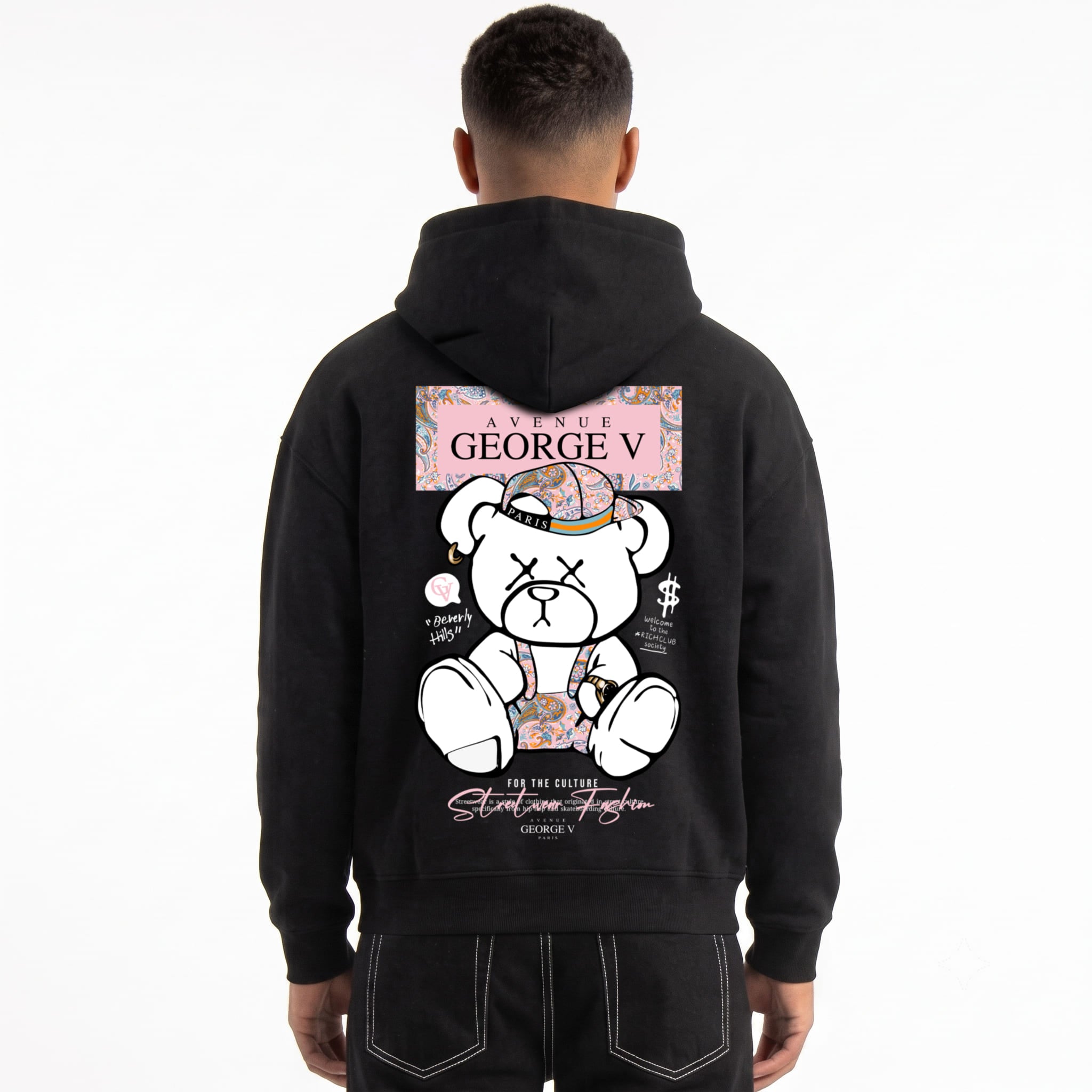Sudadera George V "Cachemire Rose Bear"