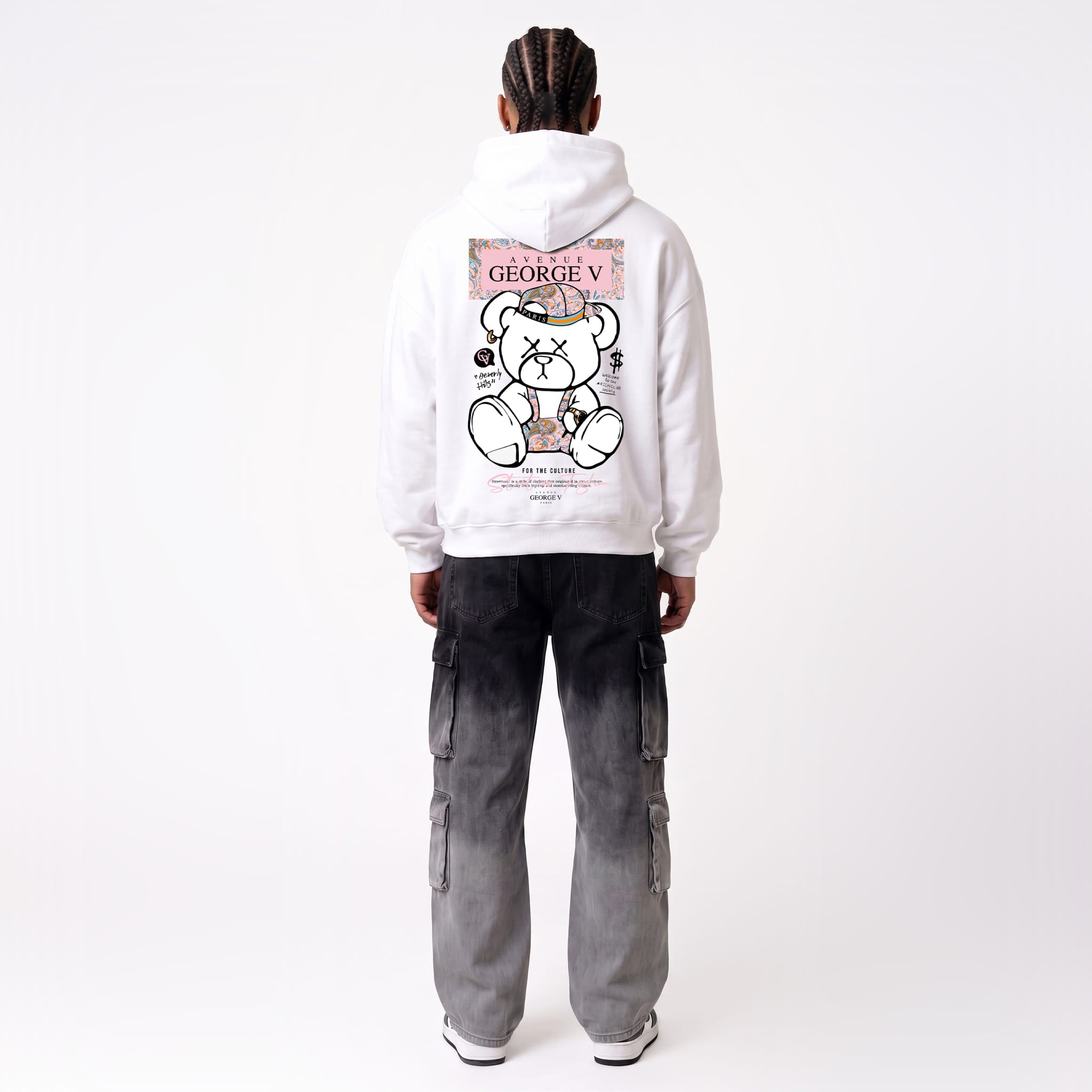 Sudadera George V "Cachemire Rose Bear"