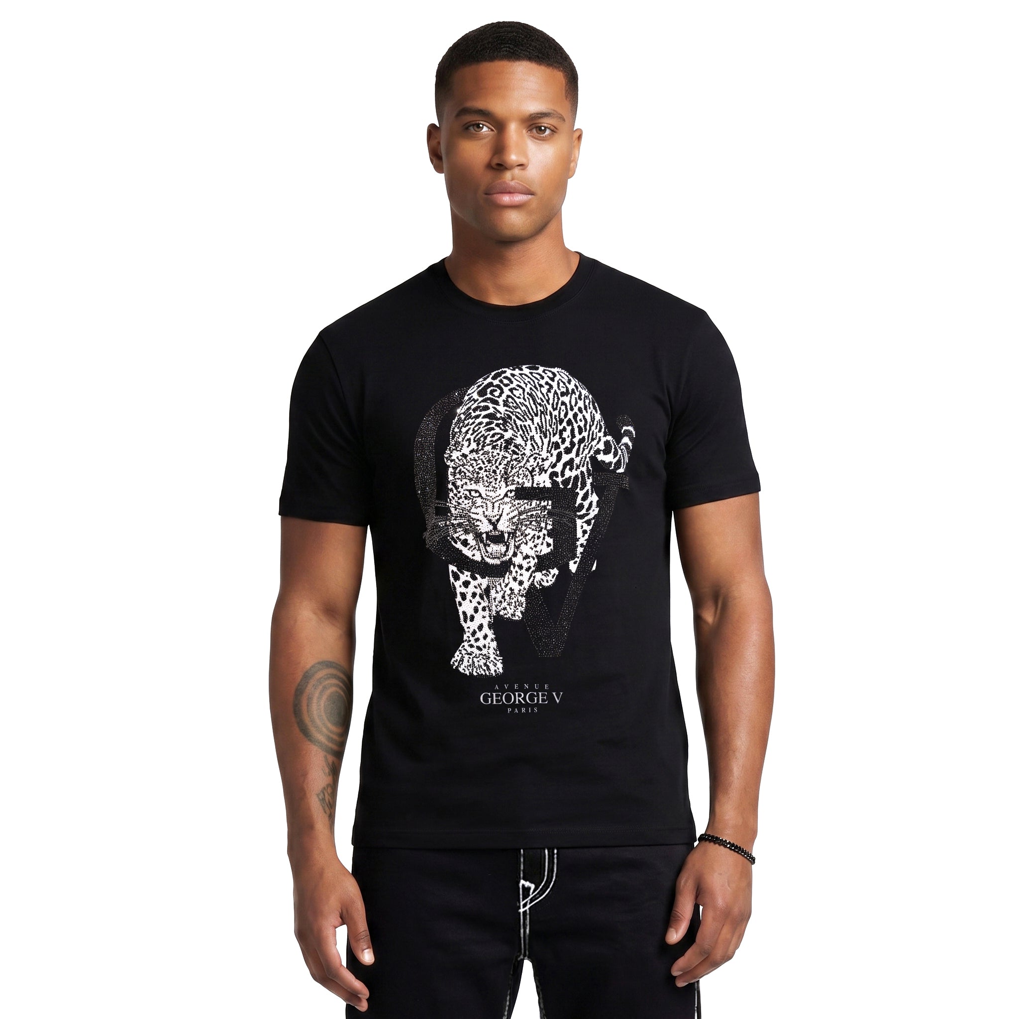 Camiseta George V "Crystal Leopard"