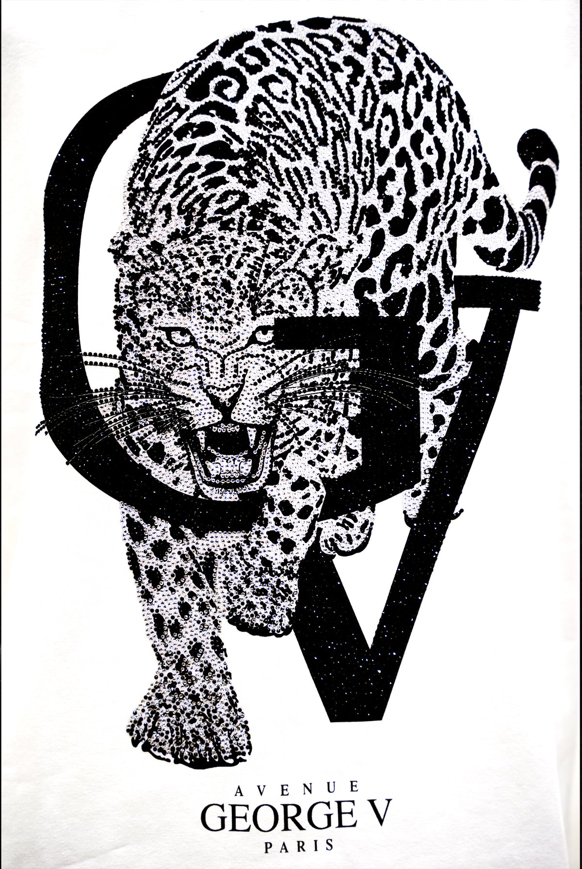 Camiseta George V "Crystal Leopard"
